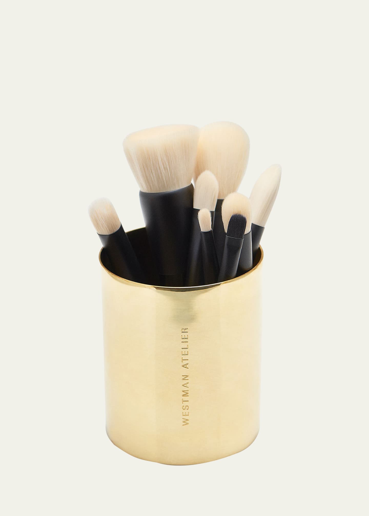 Westman Atelier Guld Kuppen Makeup Brush Holder Cup Gold Bergdorf Goodman