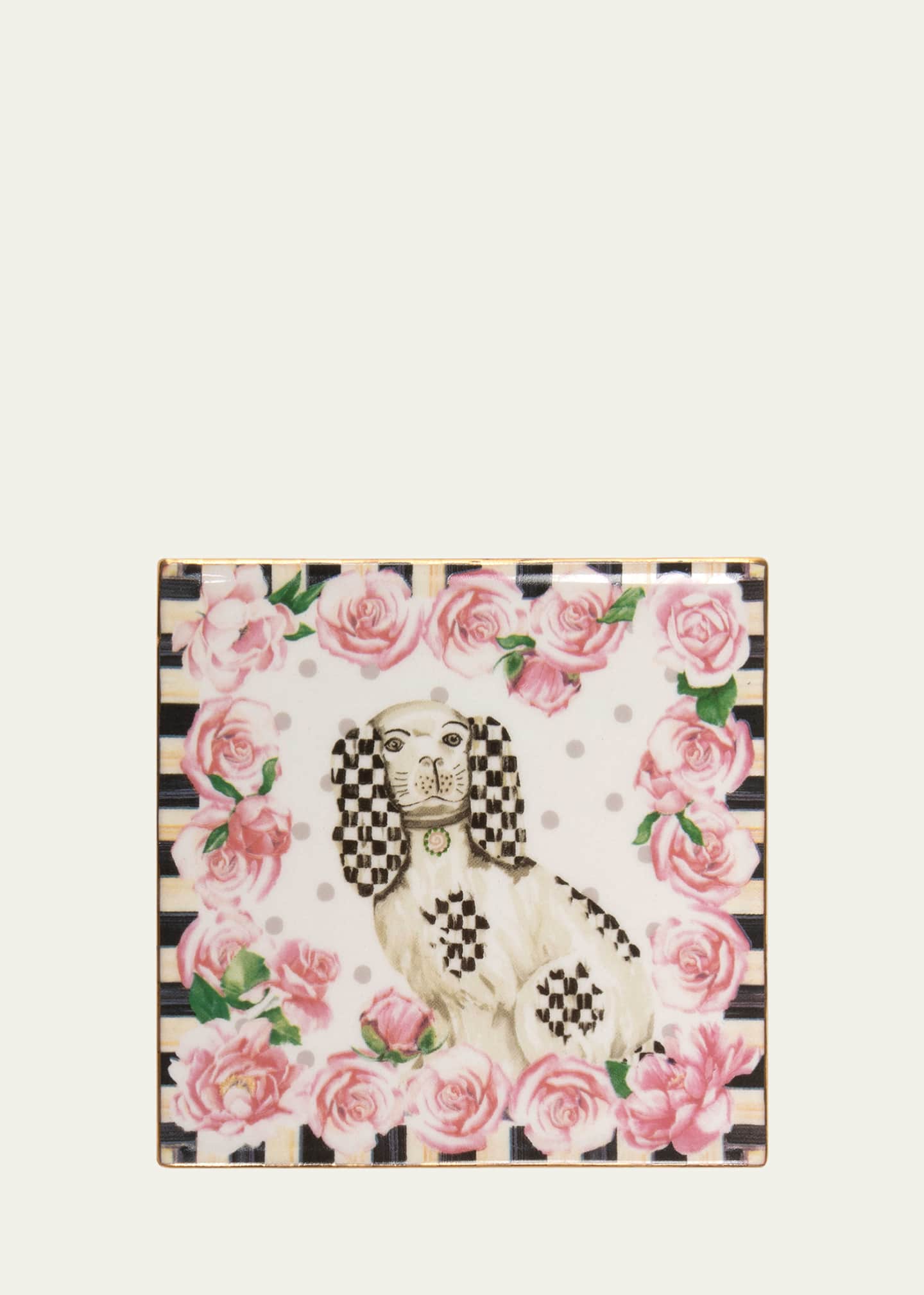 MacKenzie-Childs Really Rosy Coasters, Set Of 4 Image 2 of 2