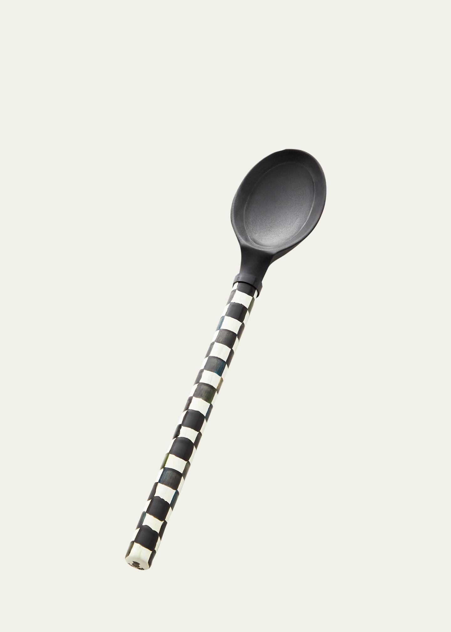 MacKenzie-Childs Courtly Check Spoon, Black - Bergdorf Goodman