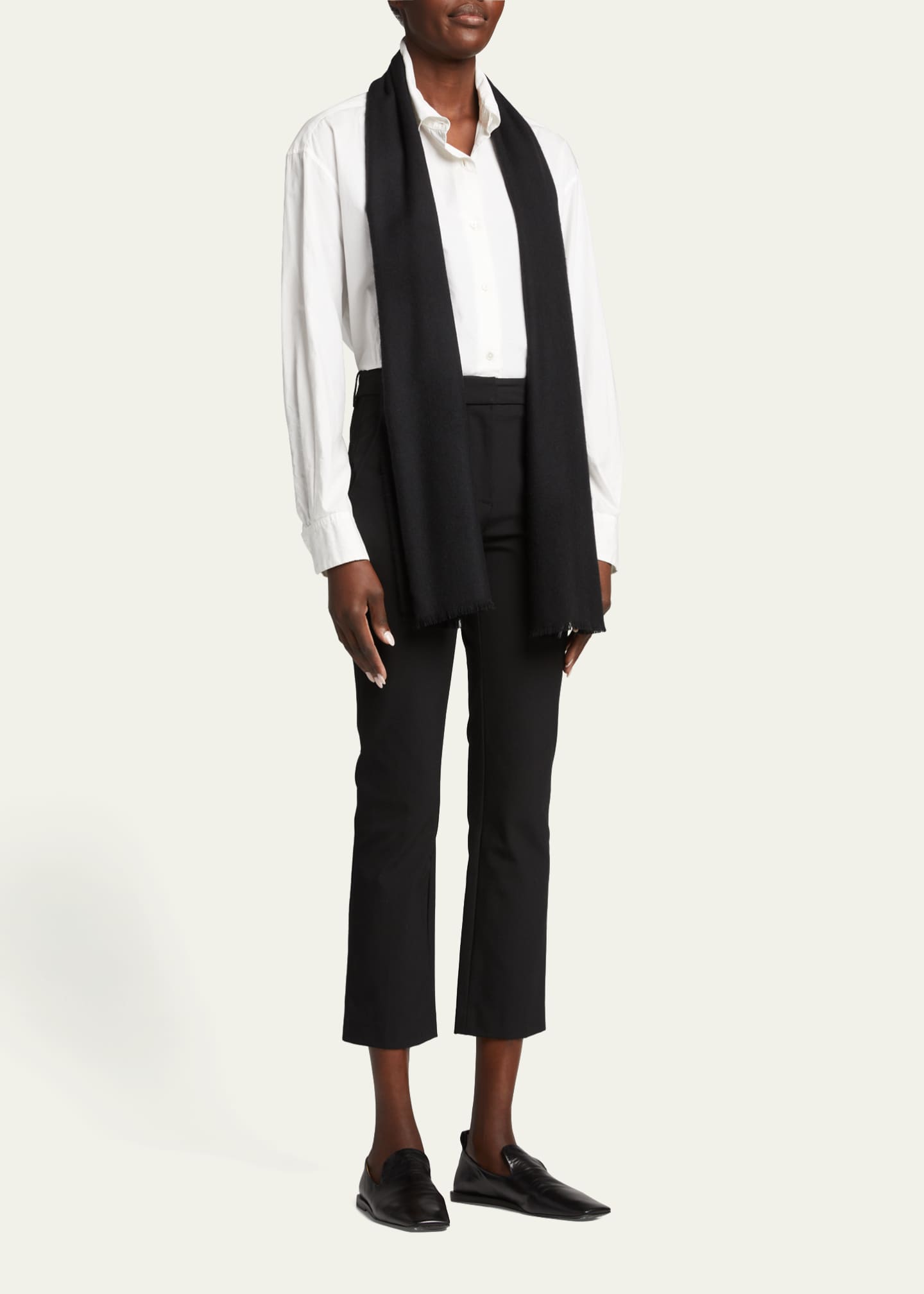 Johnstons Of Elgin Merino Wool Scarf Bergdorf Goodman