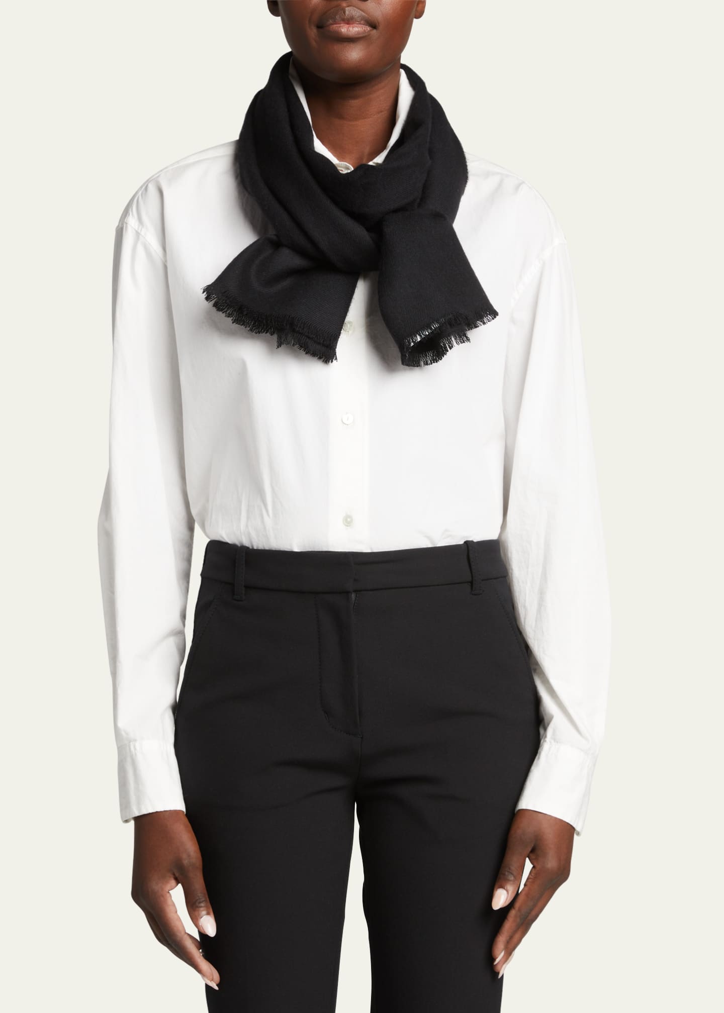 Johnstons Of Elgin Merino Wool Scarf Bergdorf Goodman