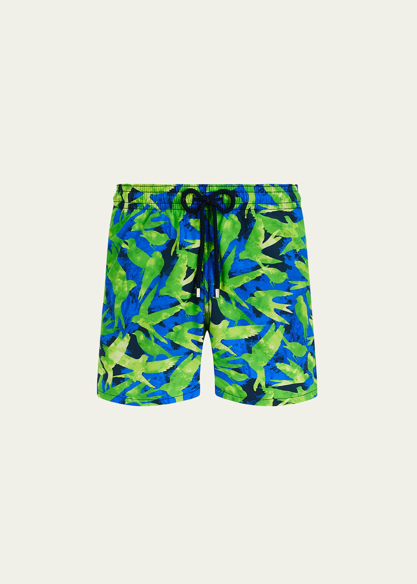 Vilebrequin Men s Retro Large Birds Swim Trunks