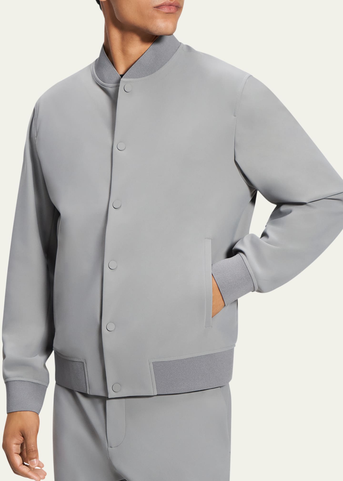 Theory Men's Murphy Precision Ponte Jacket Image 4 of 4