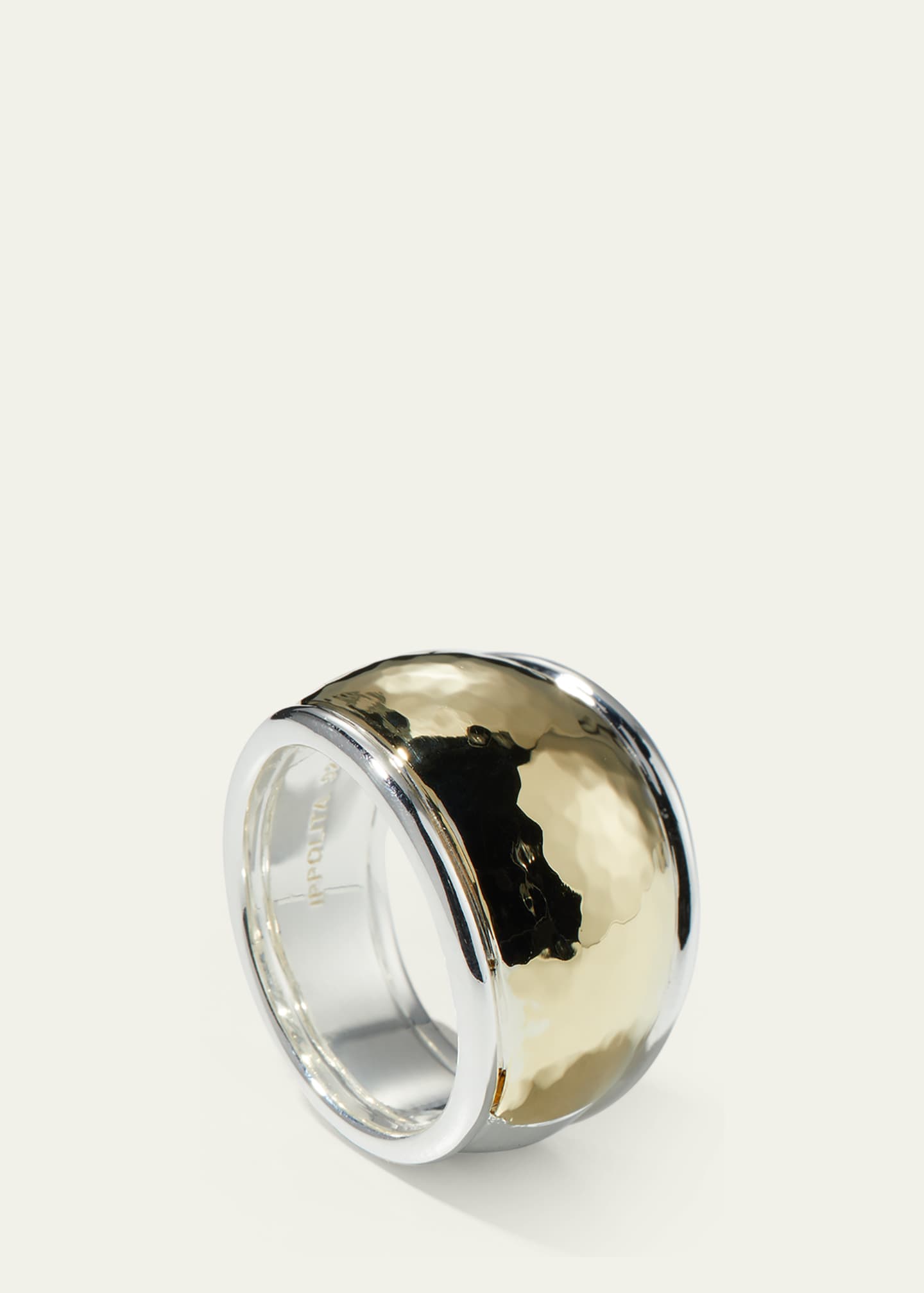 Ippolita Hammered Dome Ring in Chimera Image 3 of 4