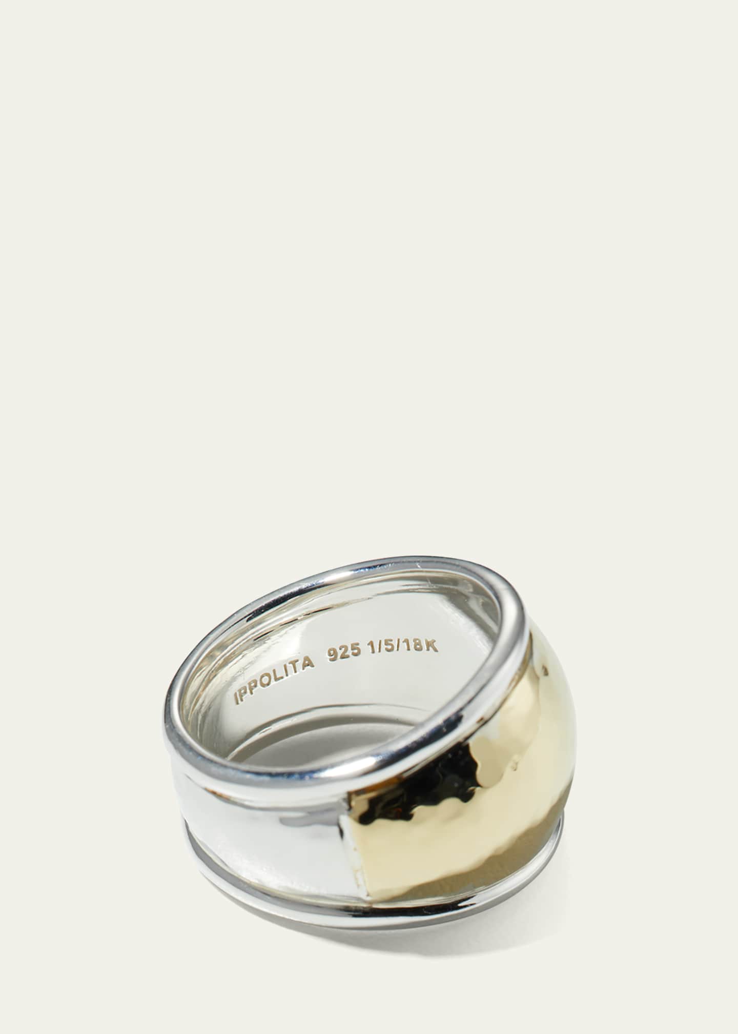 Ippolita Hammered Dome Ring in Chimera Image 4 of 4