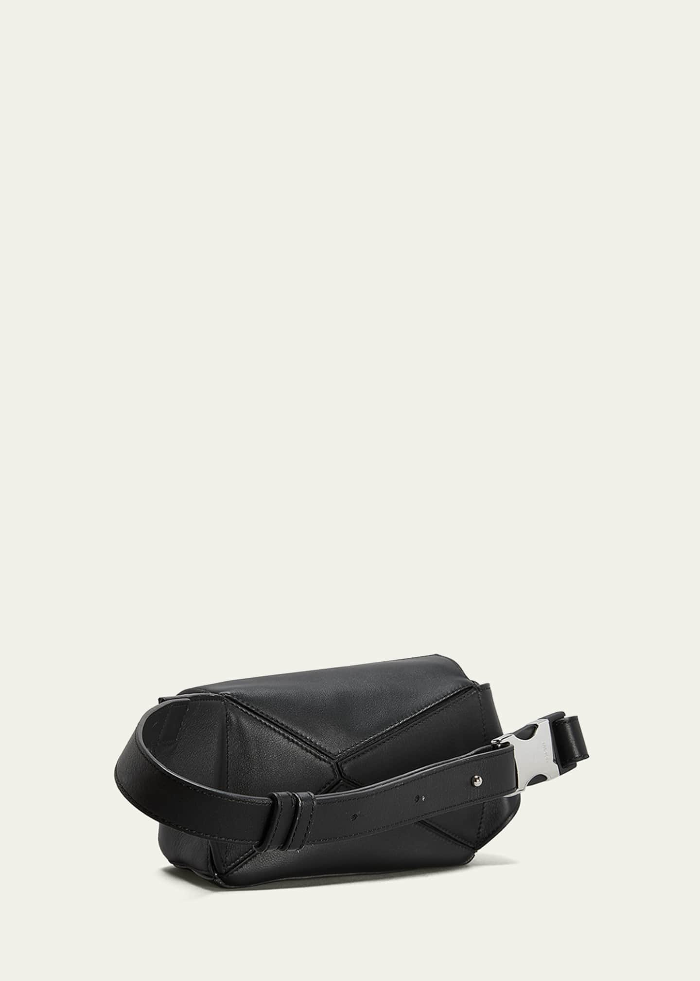 Black Puzzle leather belt bag, LOEWE