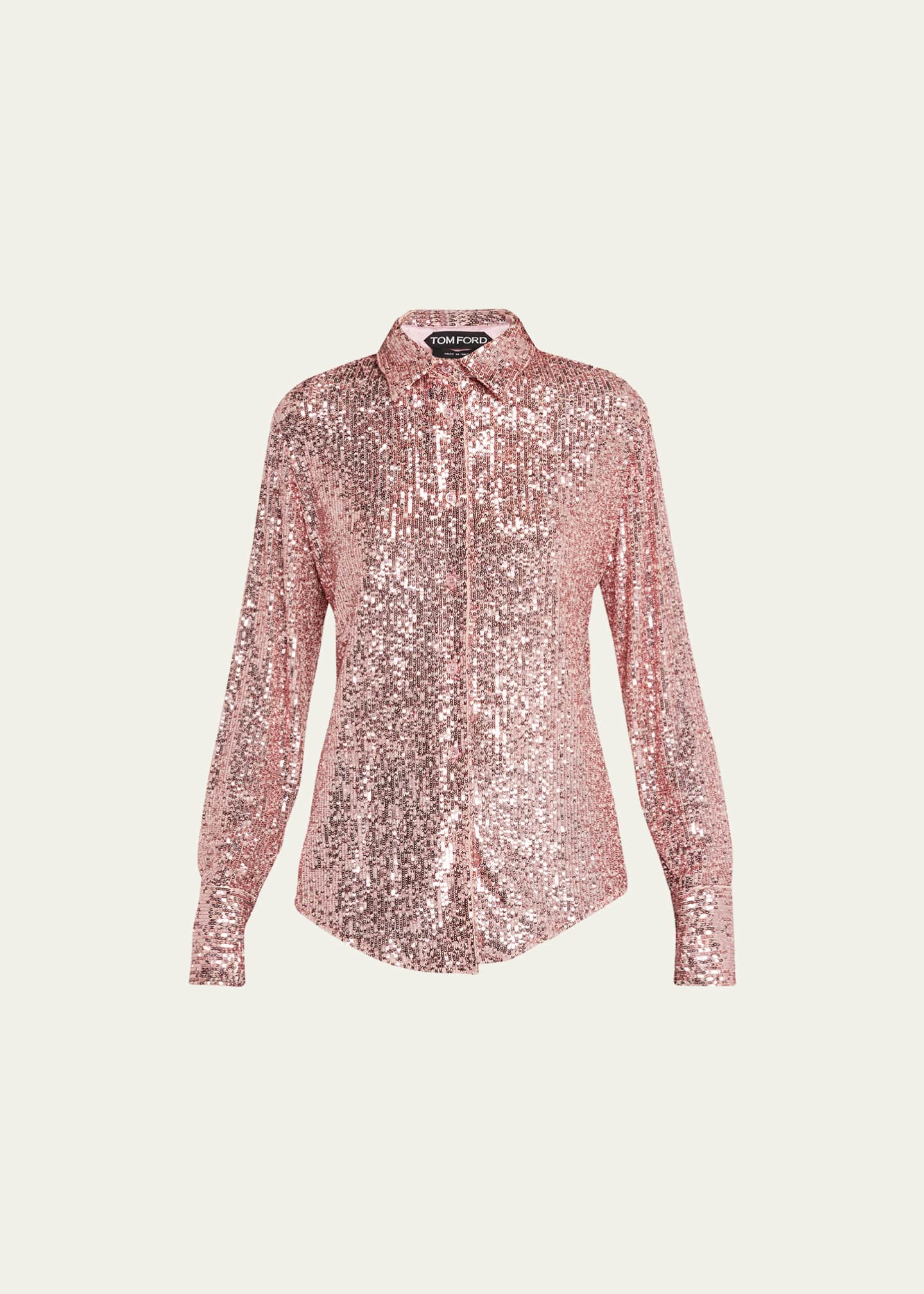 Sequined Button Down main image 1