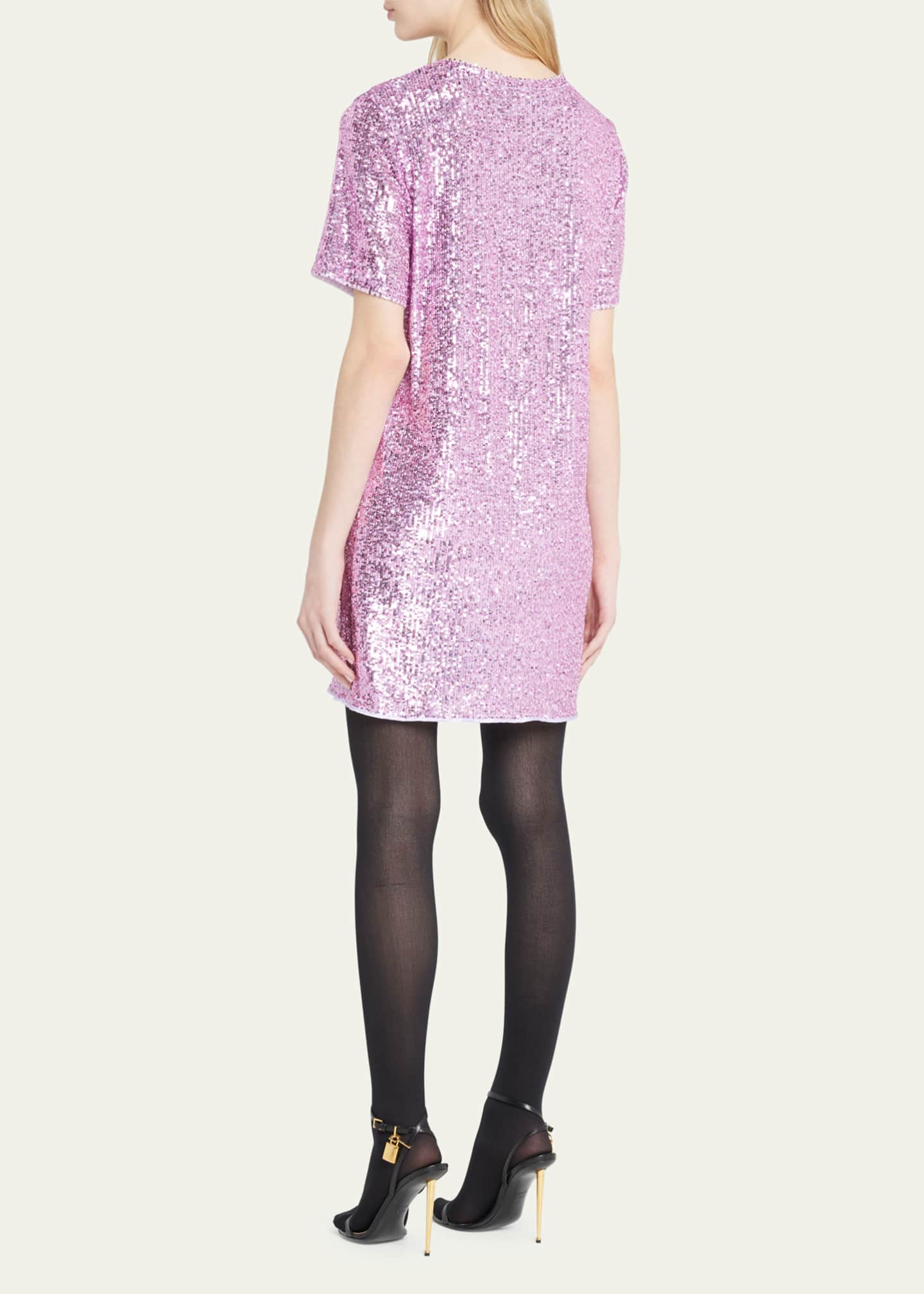 TOM FORD Sequined Mini Shift Dress - Bergdorf Goodman