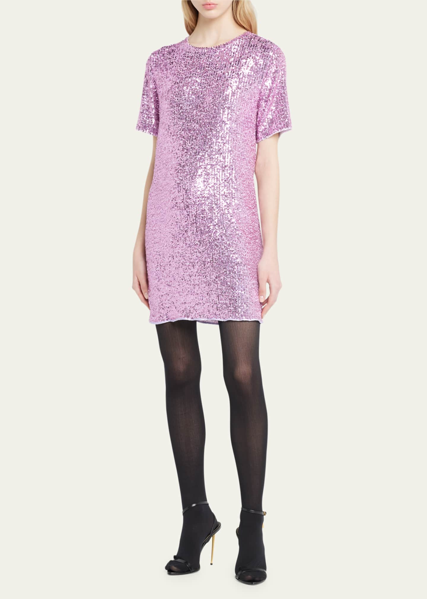 Tom ford pink sequin dress top
