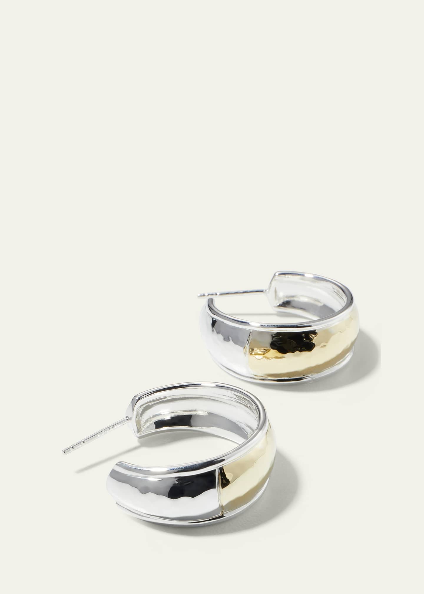 Ippolita Tapperd Dome Hoop Earrings in Chimera Image 3 of 4