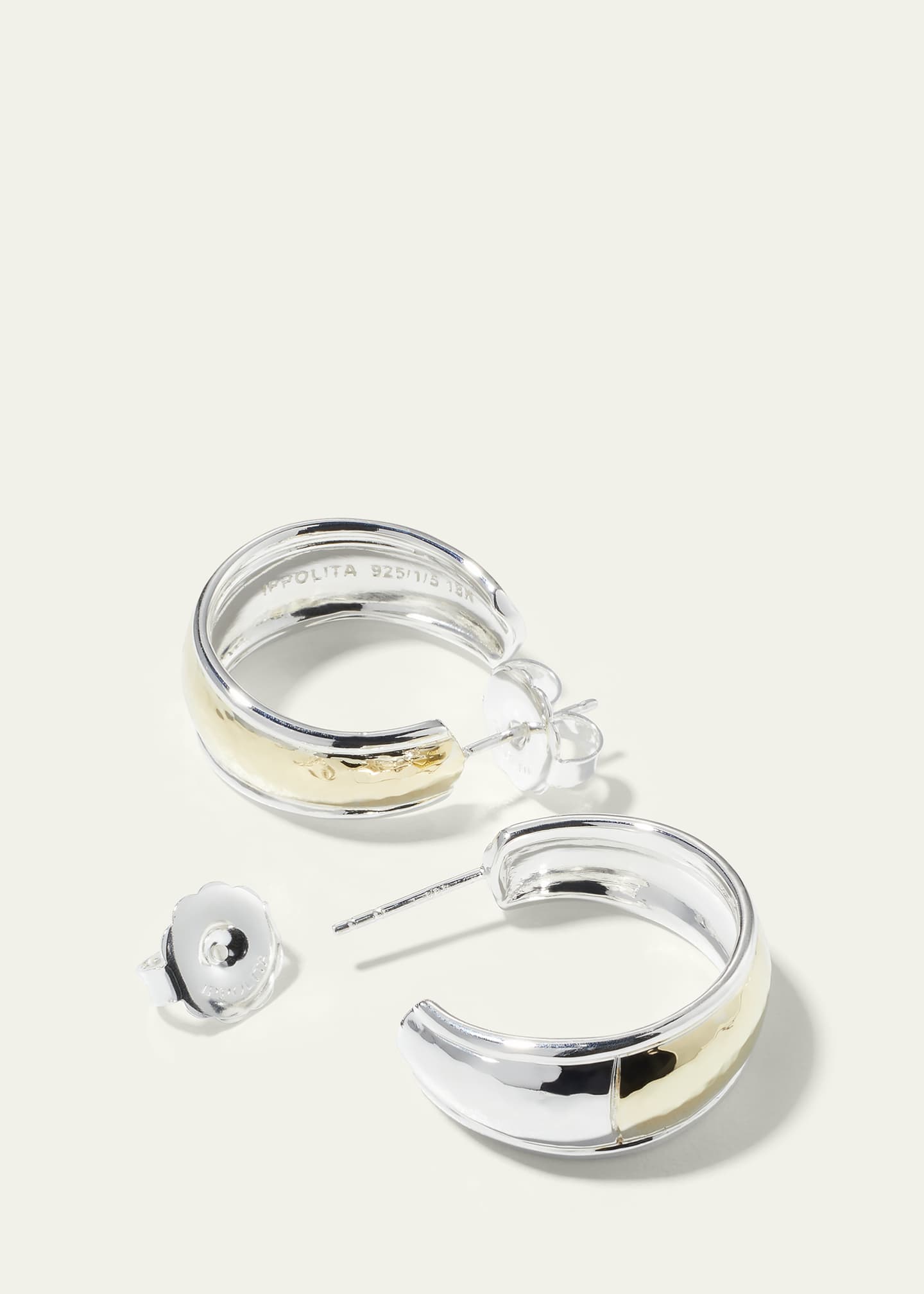 Ippolita Tapperd Dome Hoop Earrings in Chimera Image 4 of 4