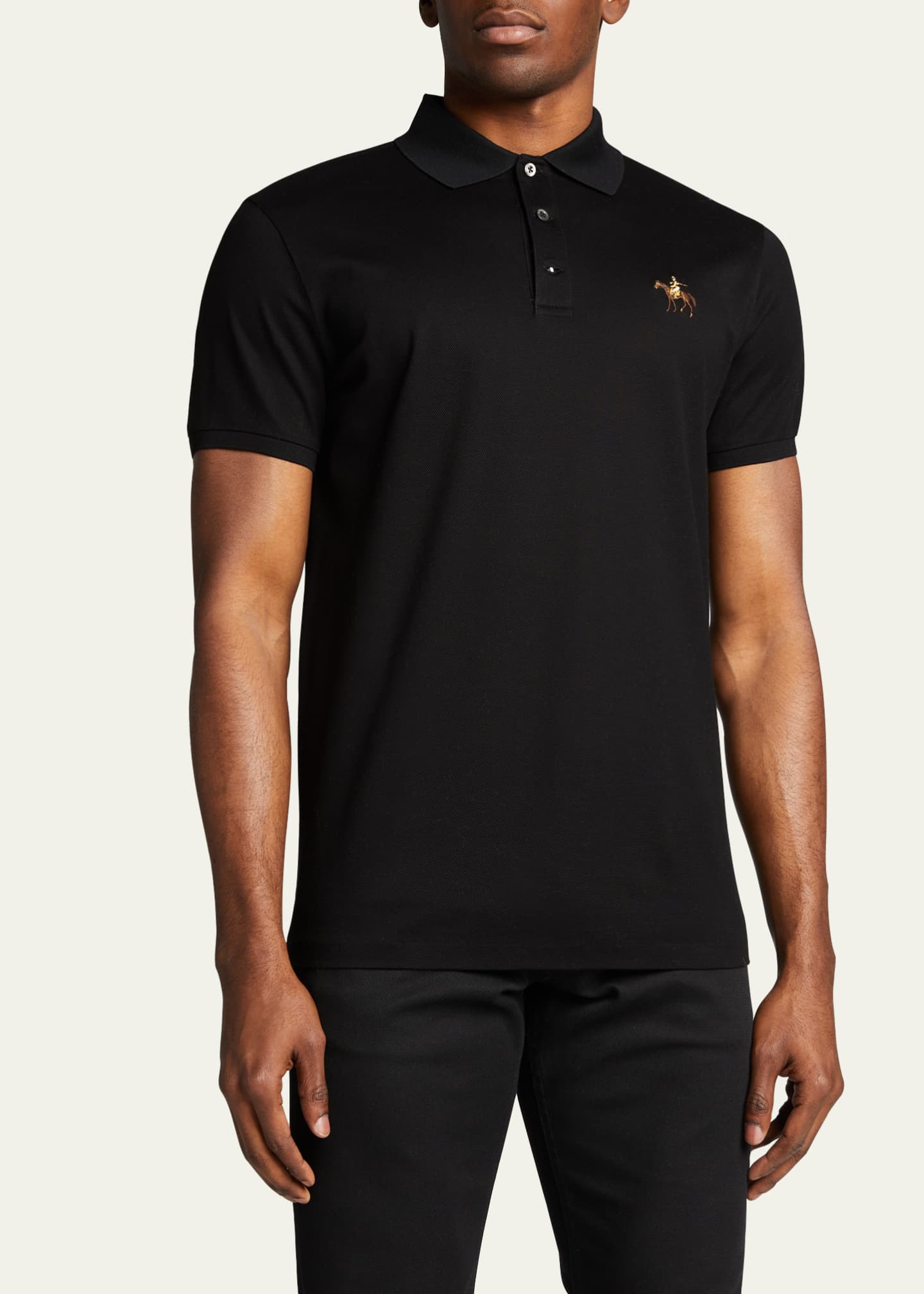 Ralph Lauren Purple Label Men's Logo Polo Shirt Bergdorf Goodman