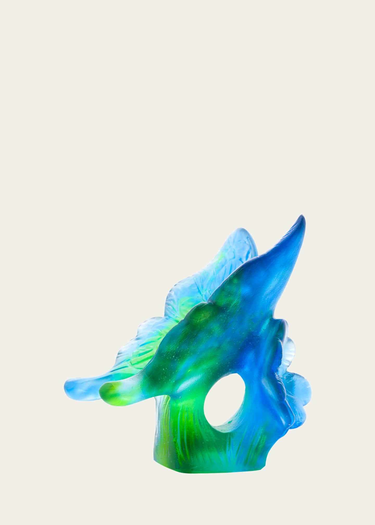 Daum Butterfly In Blue And Green Figurine Image 3 of 3