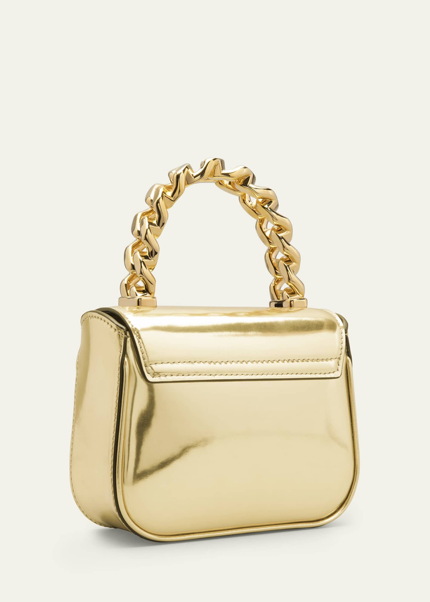 Versace La Medusa Chain Bag Strap, Female, Gold, One Size
