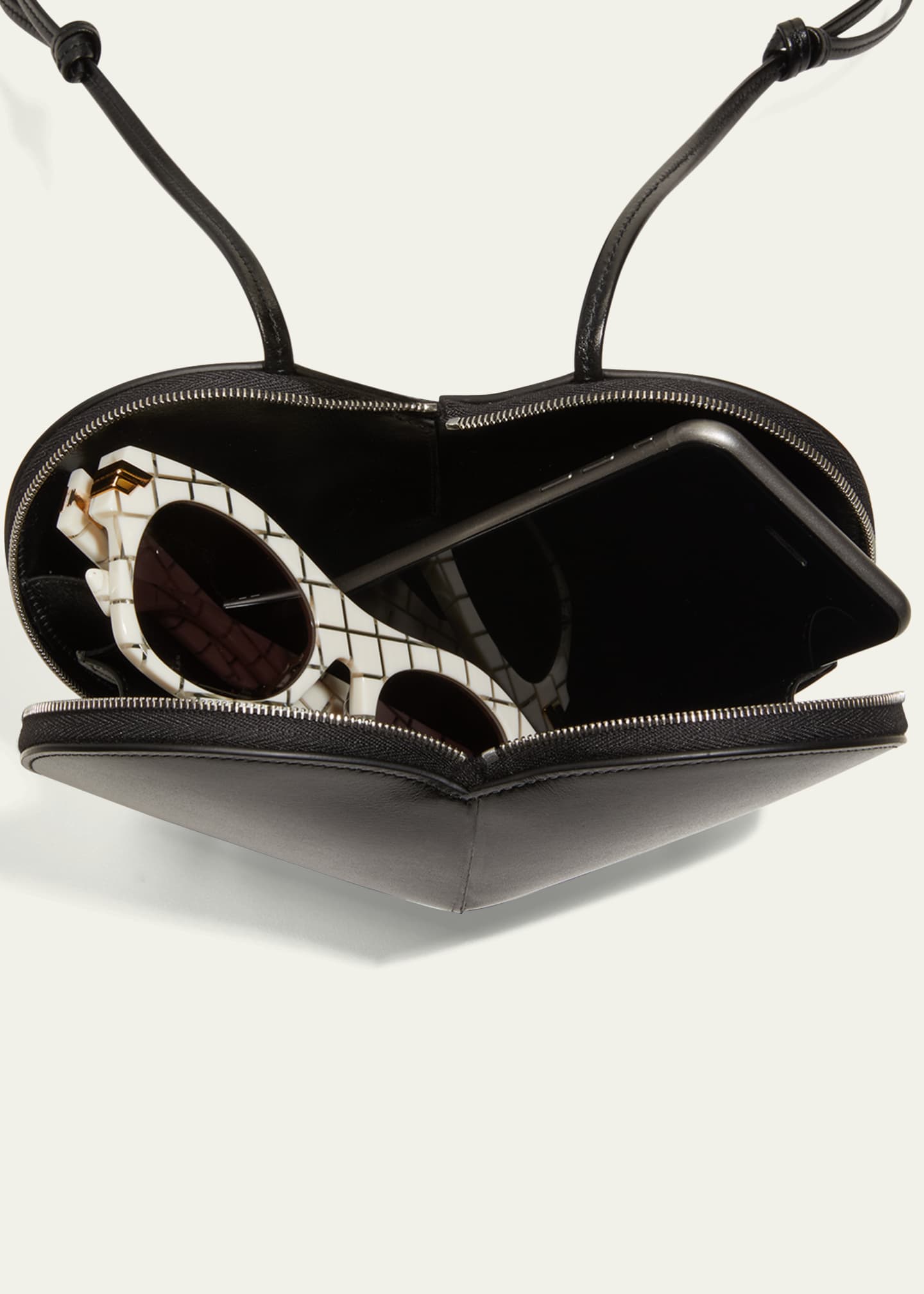 ALAIA Le Coeur Crossbody Bag in Lux Leather - Bergdorf Goodman