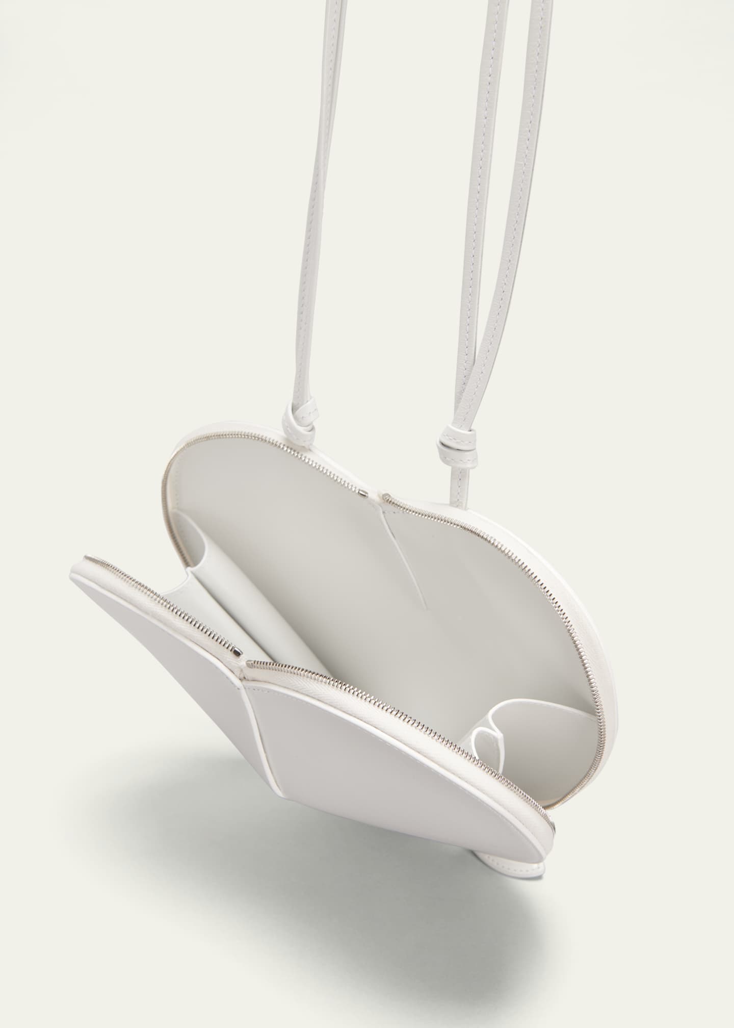 ALAIA Le Coeur Crossbody Bag in Lux Leather Image 4 of 7