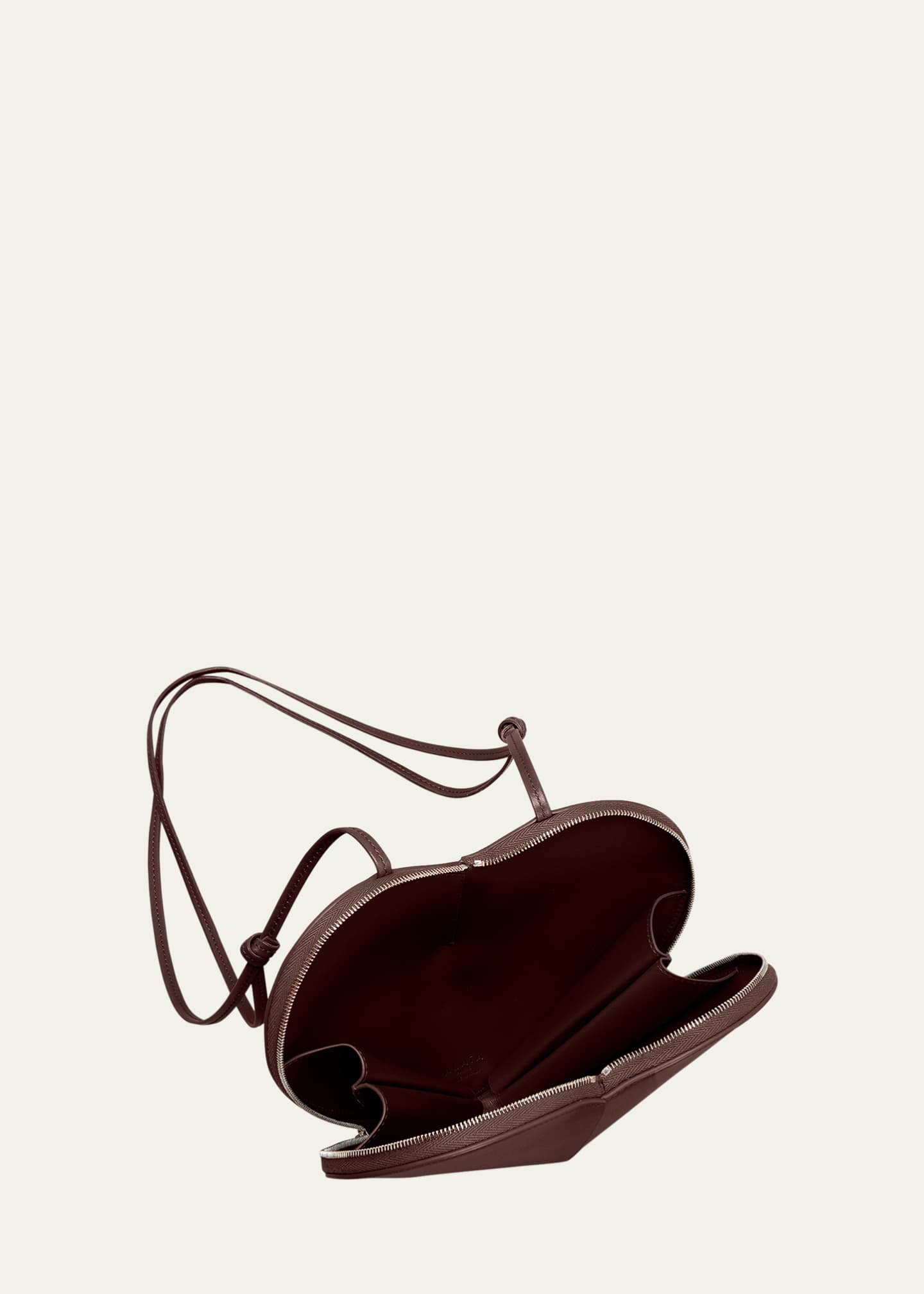 ALAIA Le Coeur Crossbody Bag in Lux Leather Image 4 of 6