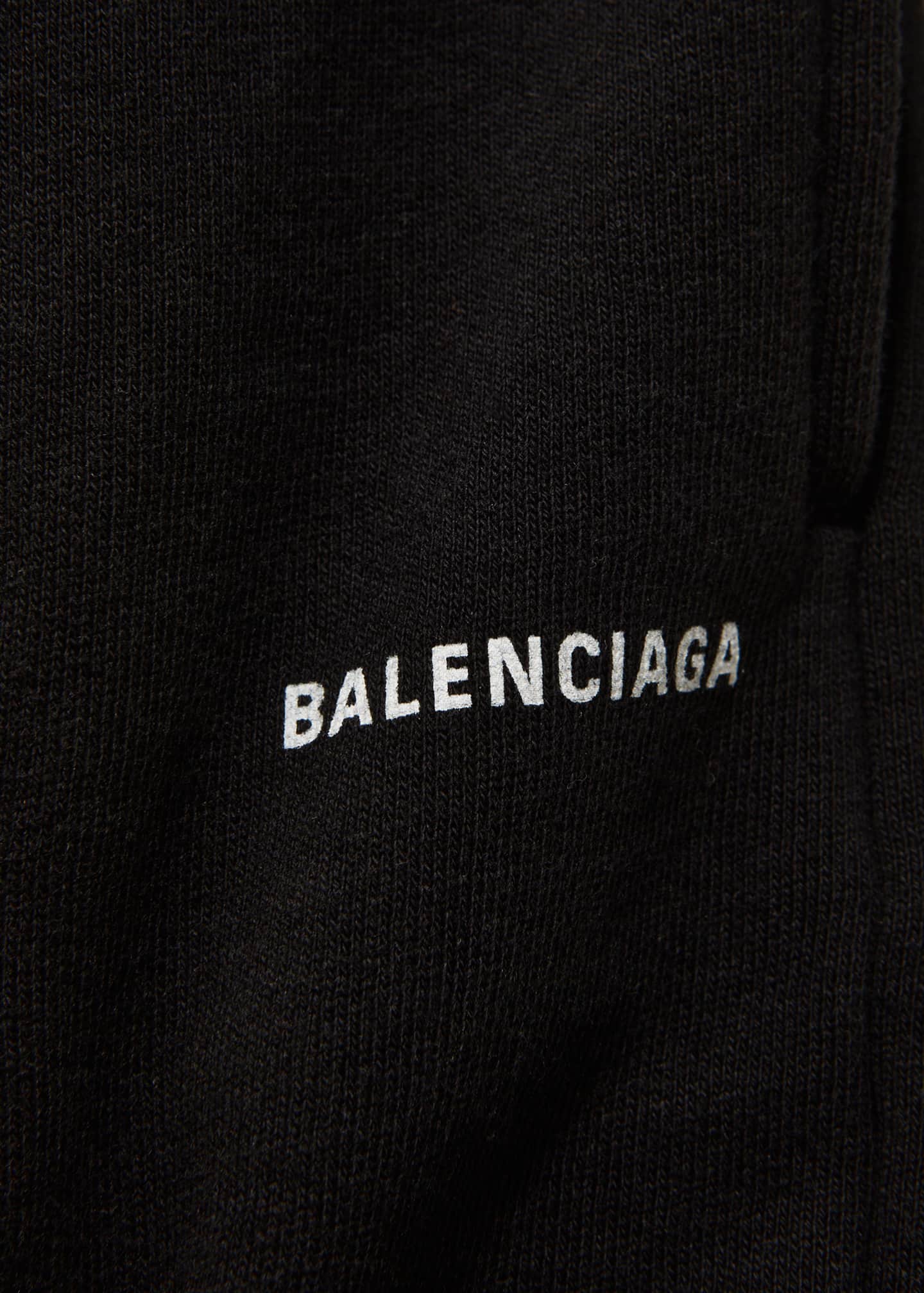 Balenciaga Kid's Classic Logo Jogger Shorts, Size 2-10 - Bergdorf Goodman