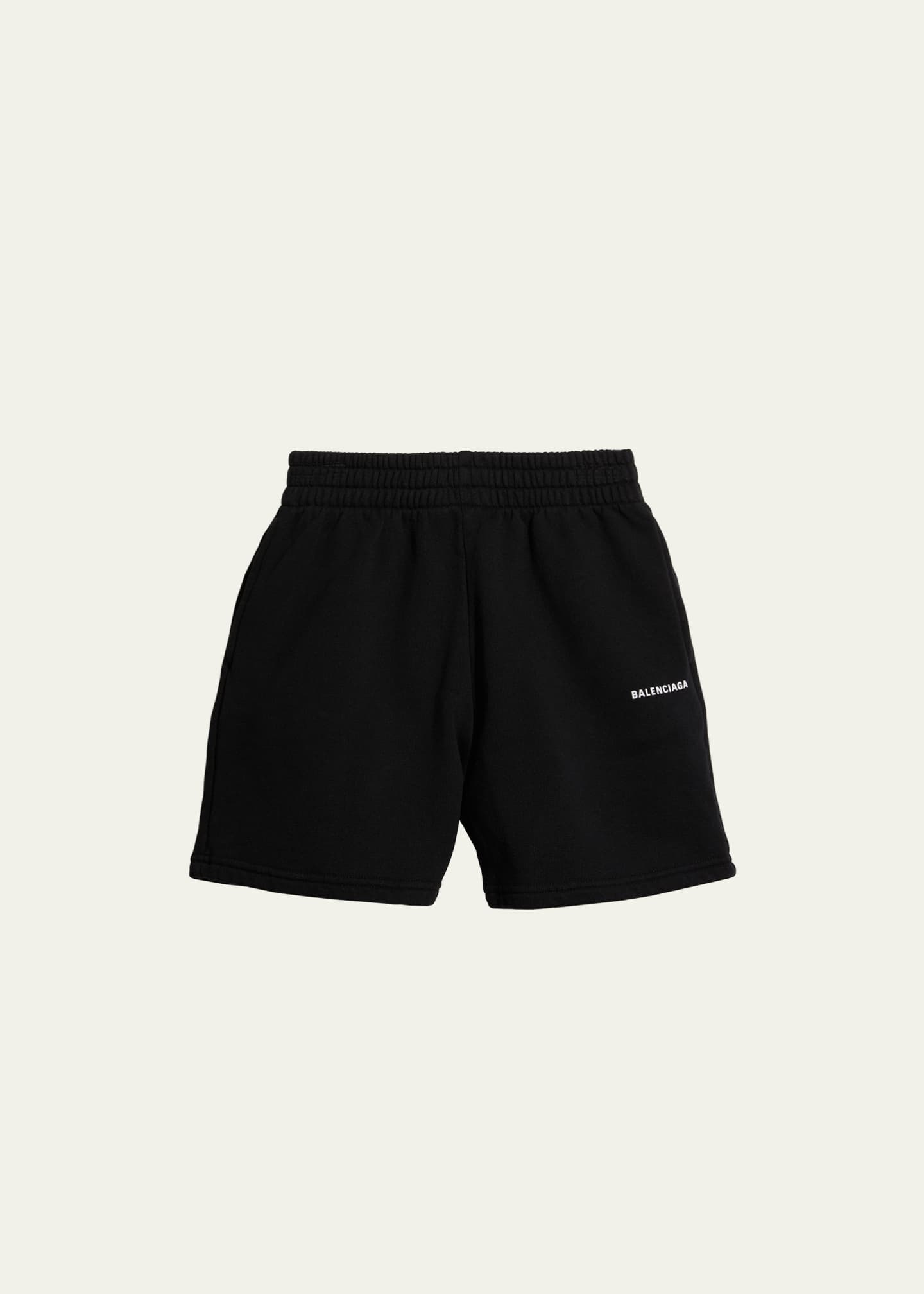 Balenciaga Kid's Classic Logo Jogger Shorts, Size 2-10 - Bergdorf Goodman