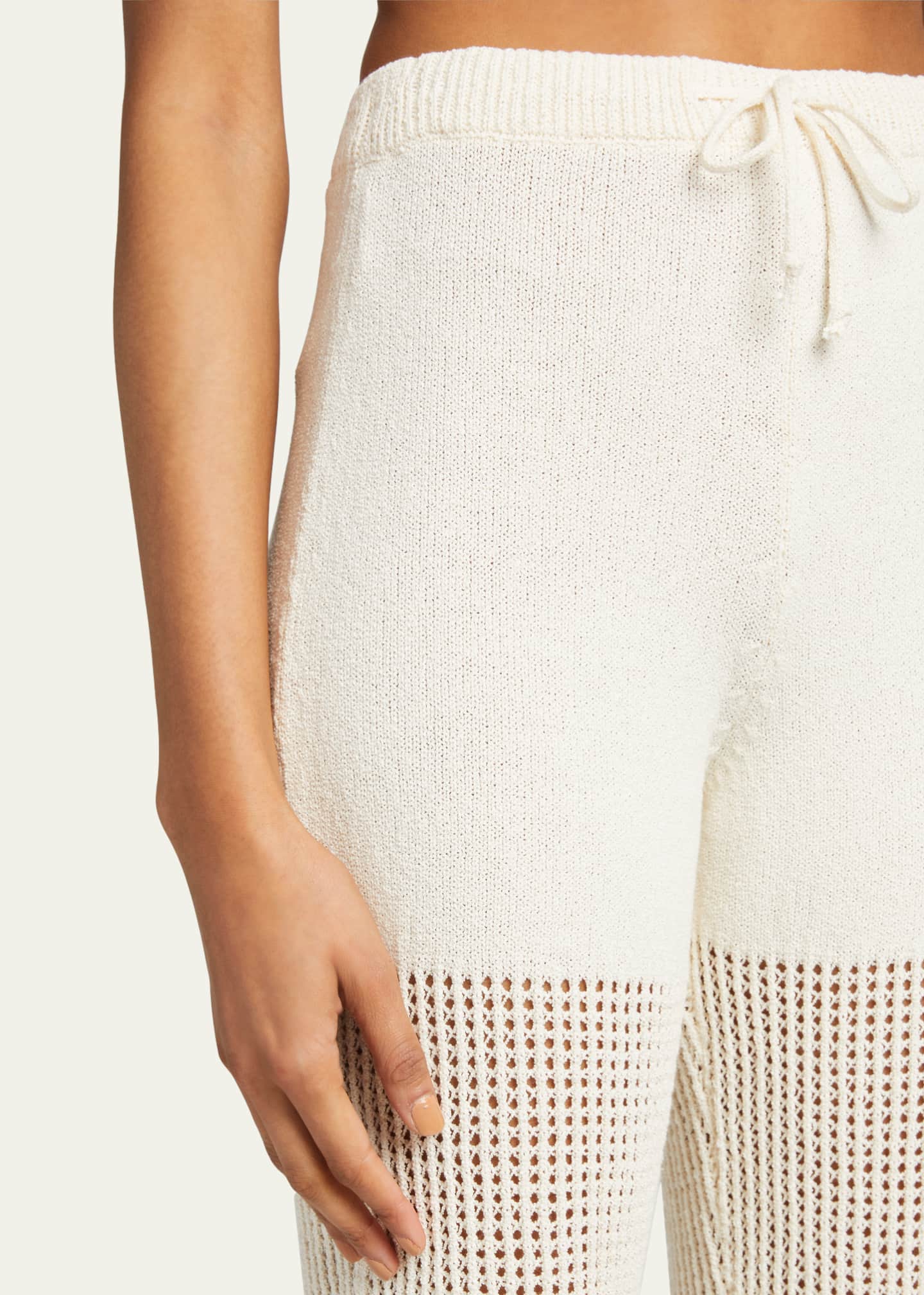 Nanushka Kaela Full-Length Coverup Crochet Pants Image 4 of 5