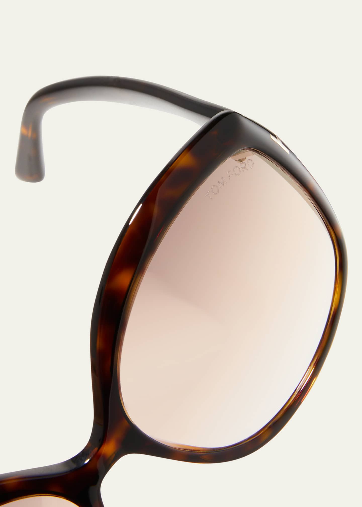TOM FORD Chiara Round Plastic Acetate Sunglasses Bergdorf Goodman
