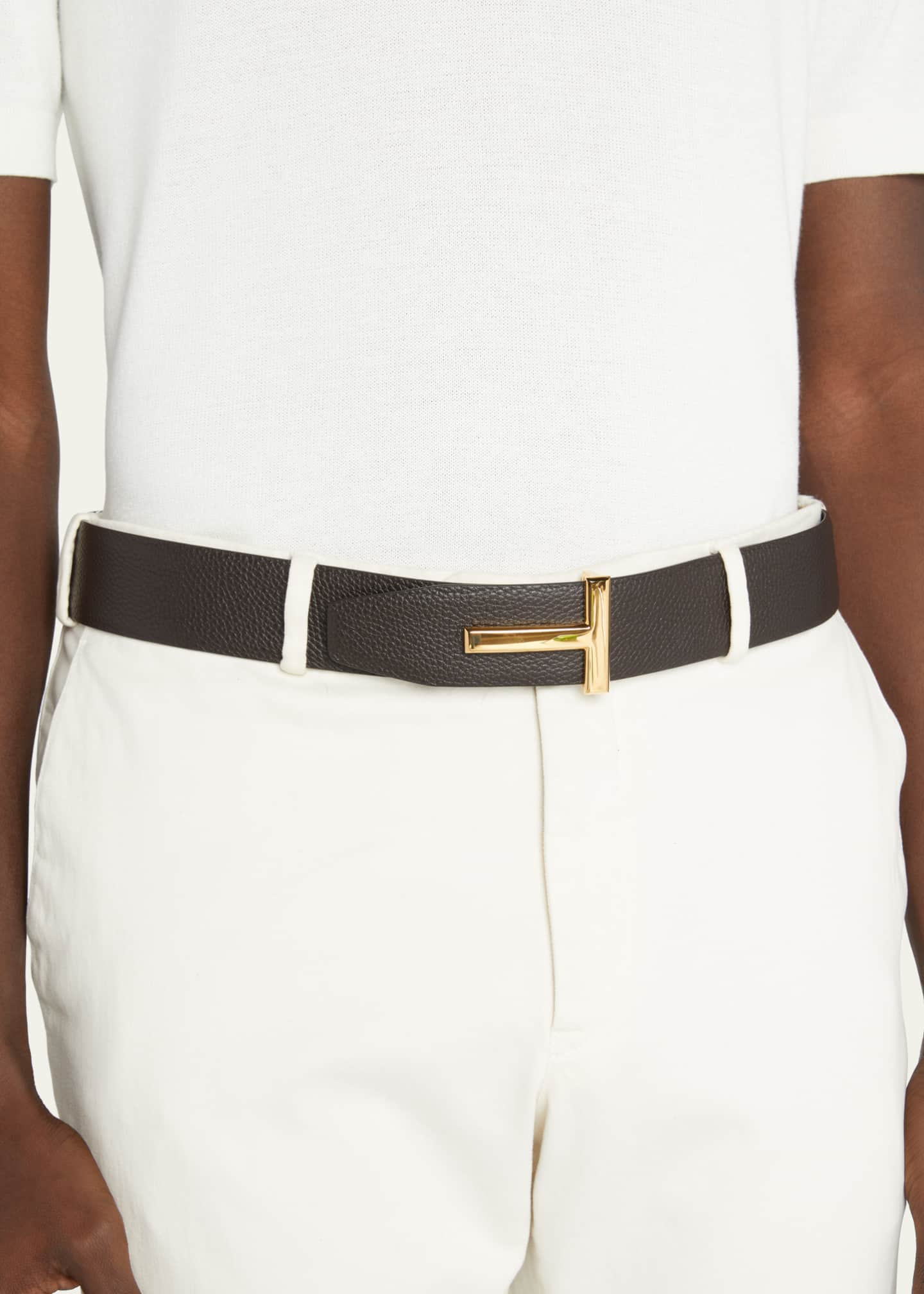 Tom Ford Men's Reversible Leather Belt