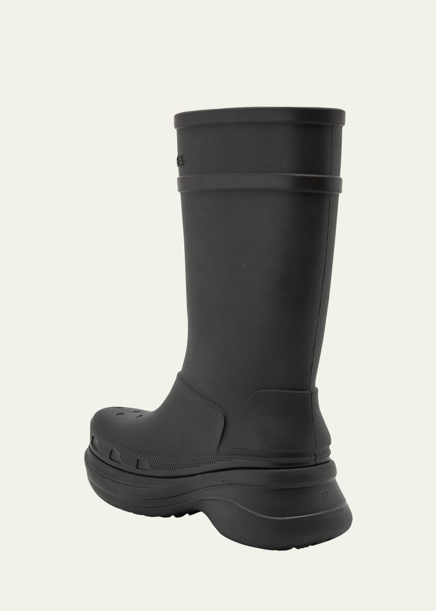 Balenciaga x Croc Rubber Rain Boots - Bergdorf Goodman