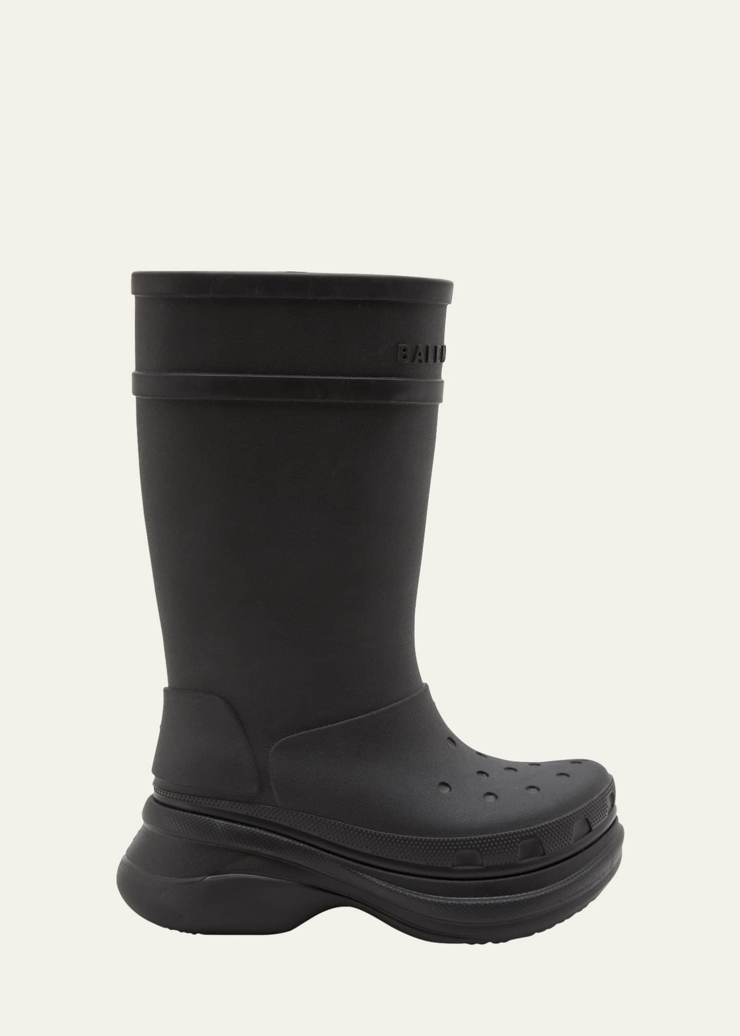 Balenciaga x Croc Rubber Rain Boots Bergdorf Goodman