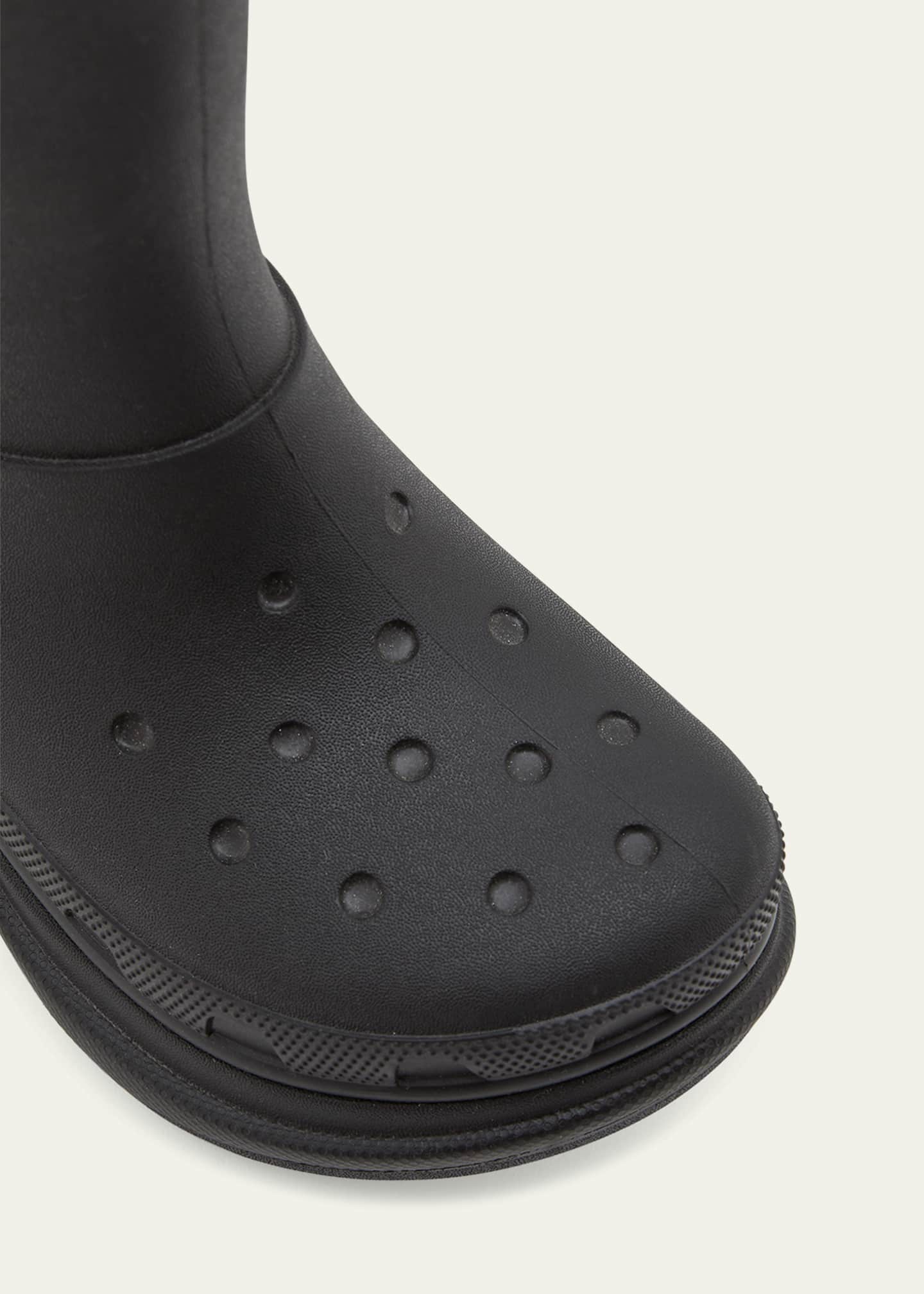 Balenciaga x Croc Rubber Rain Boots Bergdorf Goodman