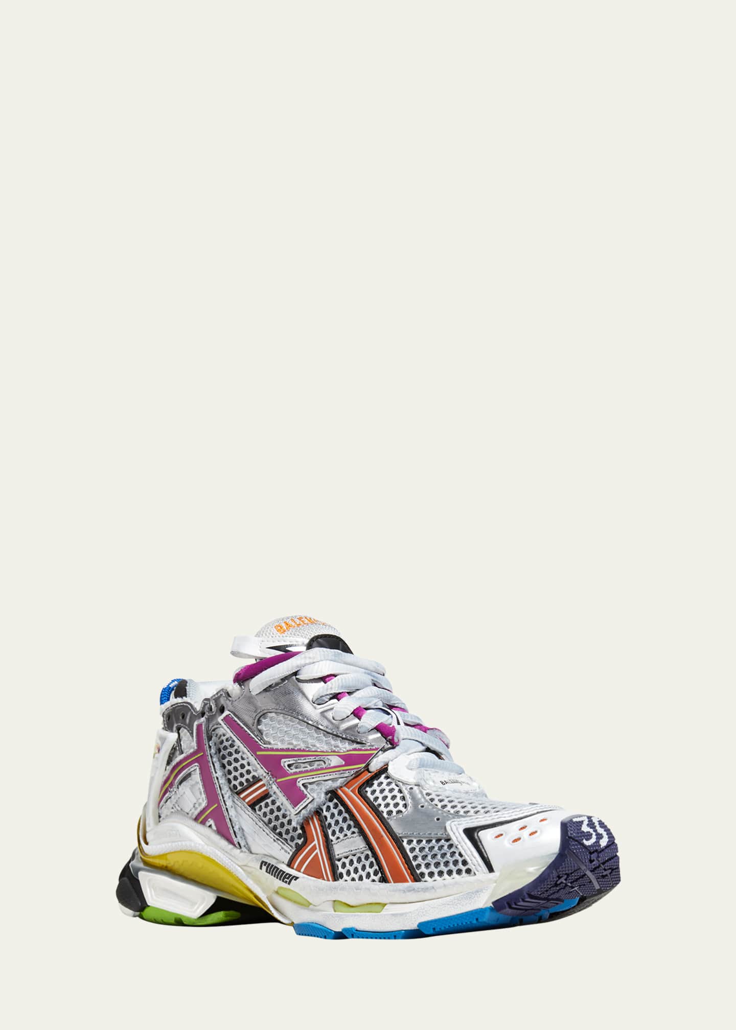 balenciaga colorblock race sneakers