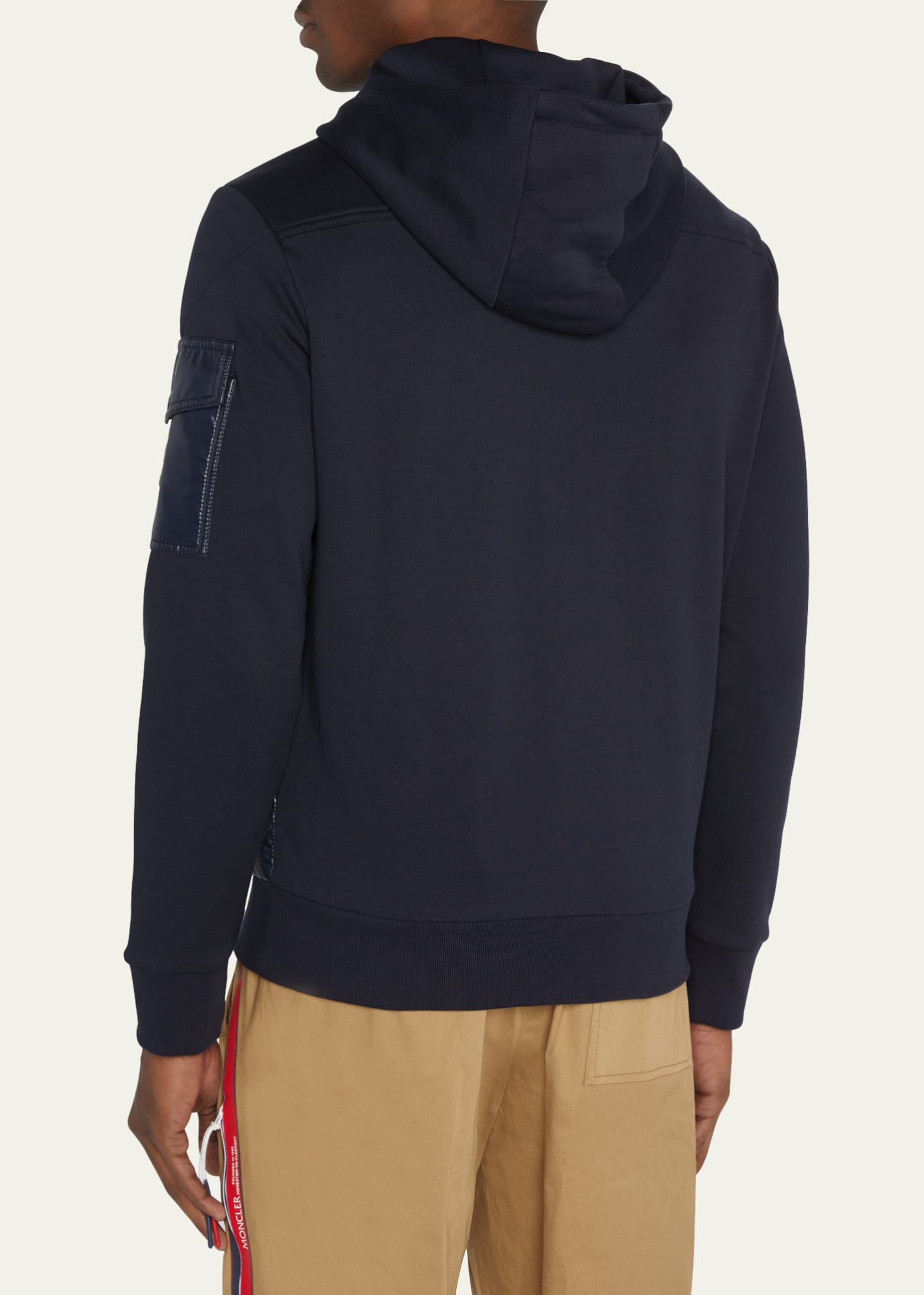 Moncler Men's Hooded Down Knit Jacket Bergdorf Goodman