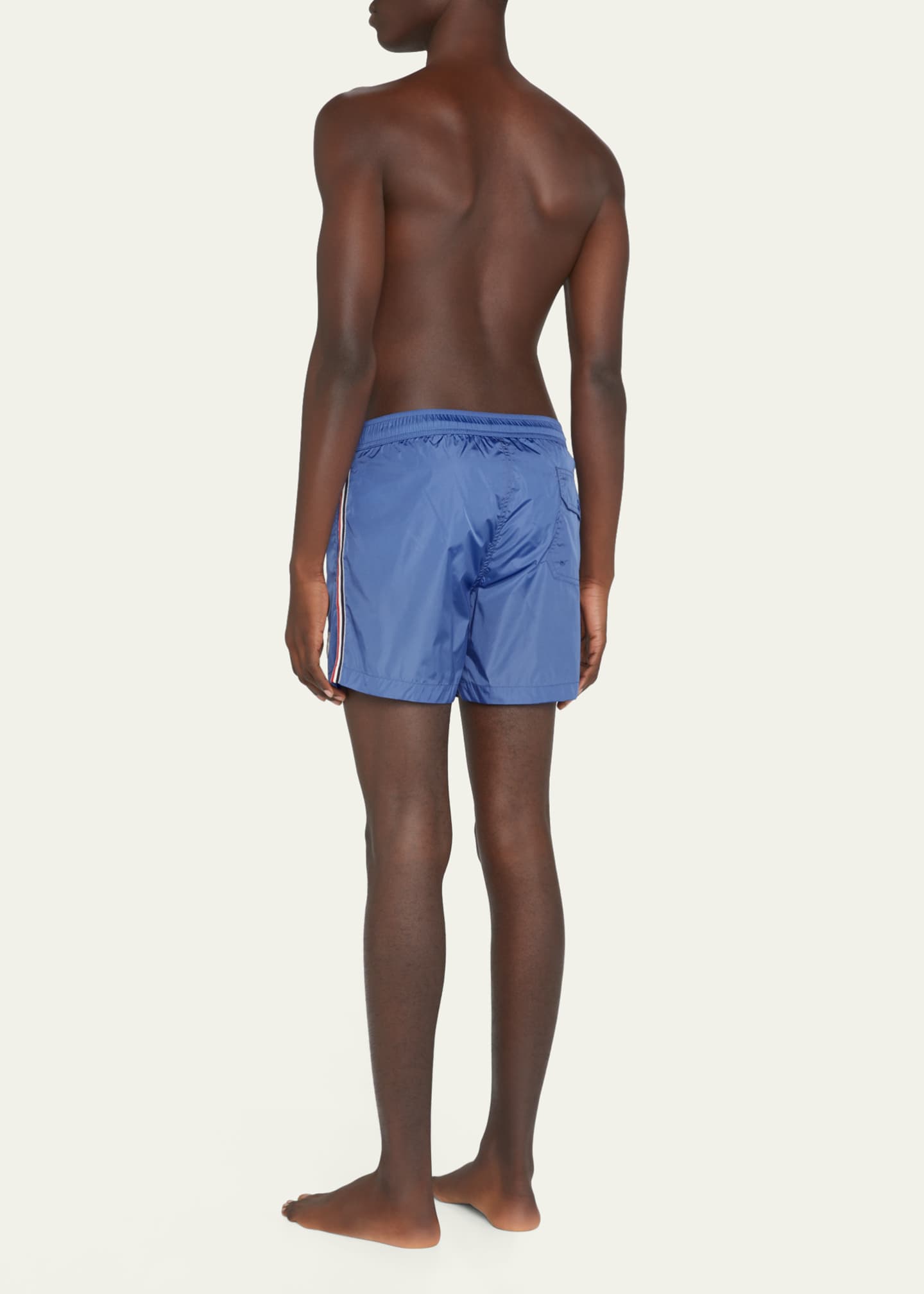 Moncler Men s Classic Side Stripe Swim Shorts Bergdorf Goodman