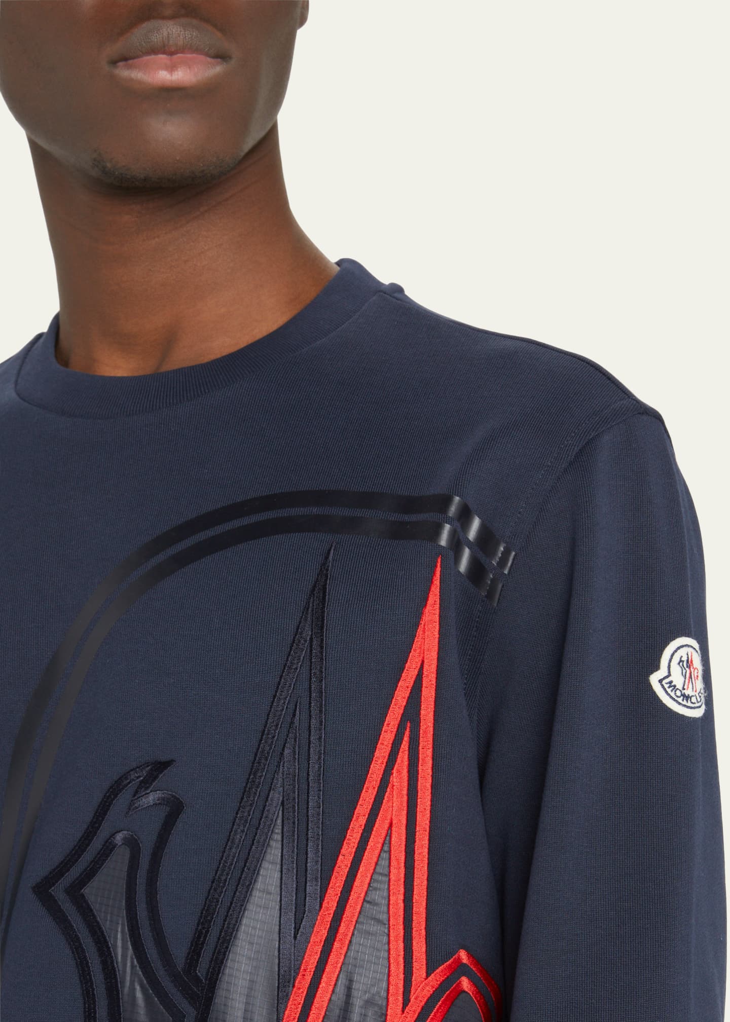 Moncler navy sweatshirt store