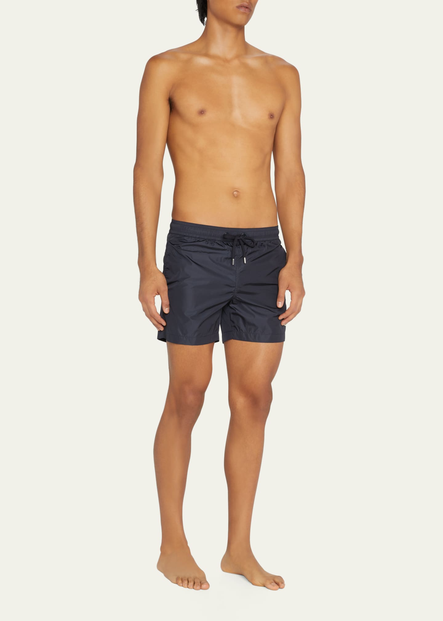 Moncler Men's Classic Logo Swim Shorts - Bergdorf Goodman