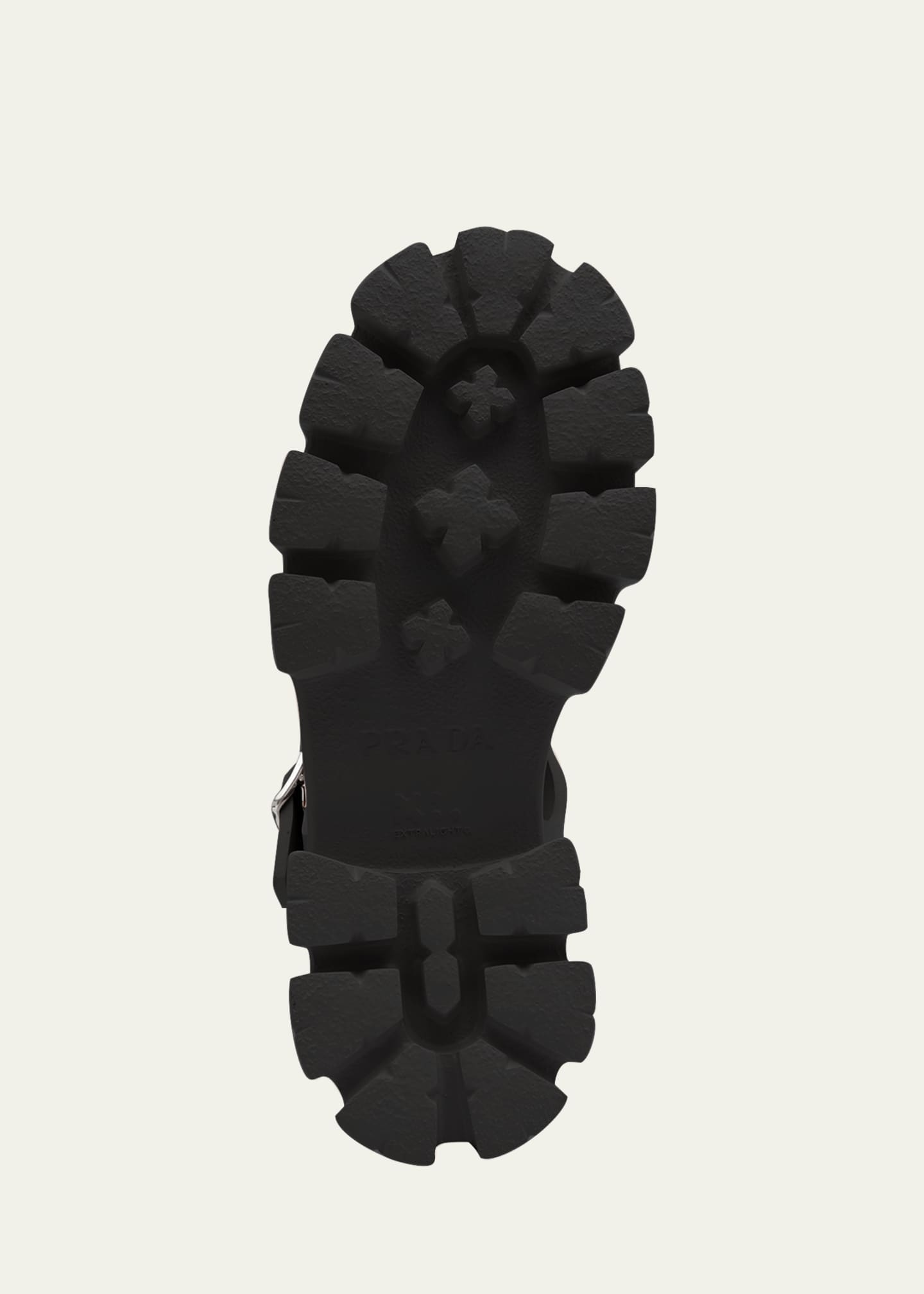 Prada Rubber Logo Chunky-Sole Fisherman Sandals Image 6 of 7