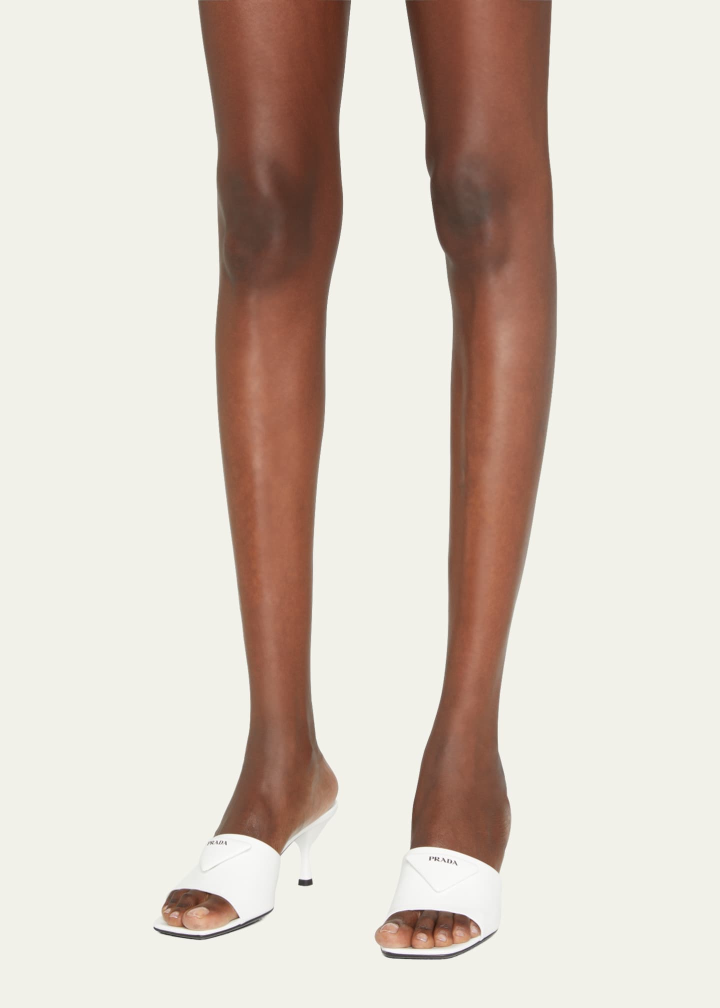 Prada kitten heel sandals online