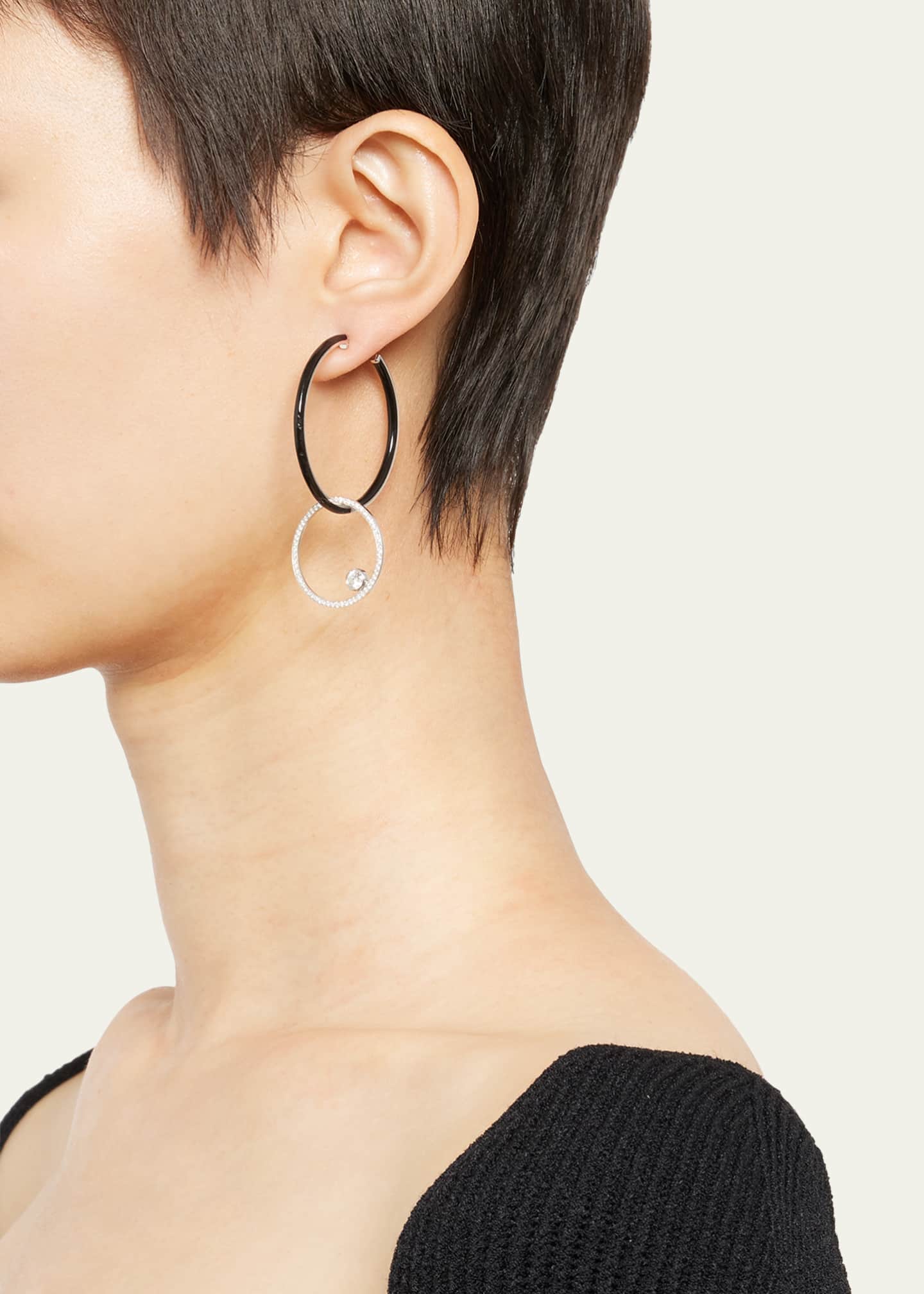 Nikos koulis hoop earrings clearance