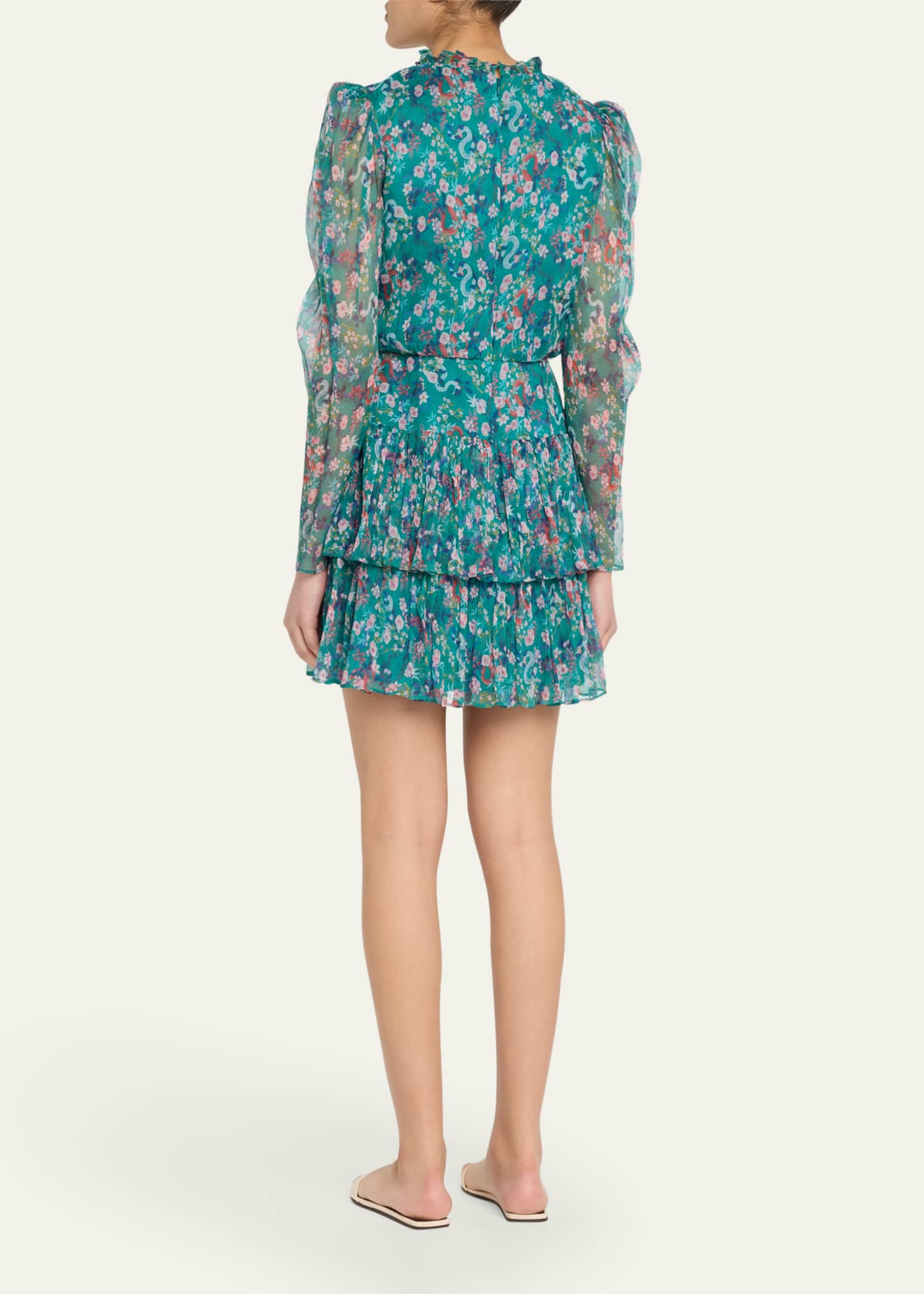 Saloni Ava B Mini Dress Image 3 of 5