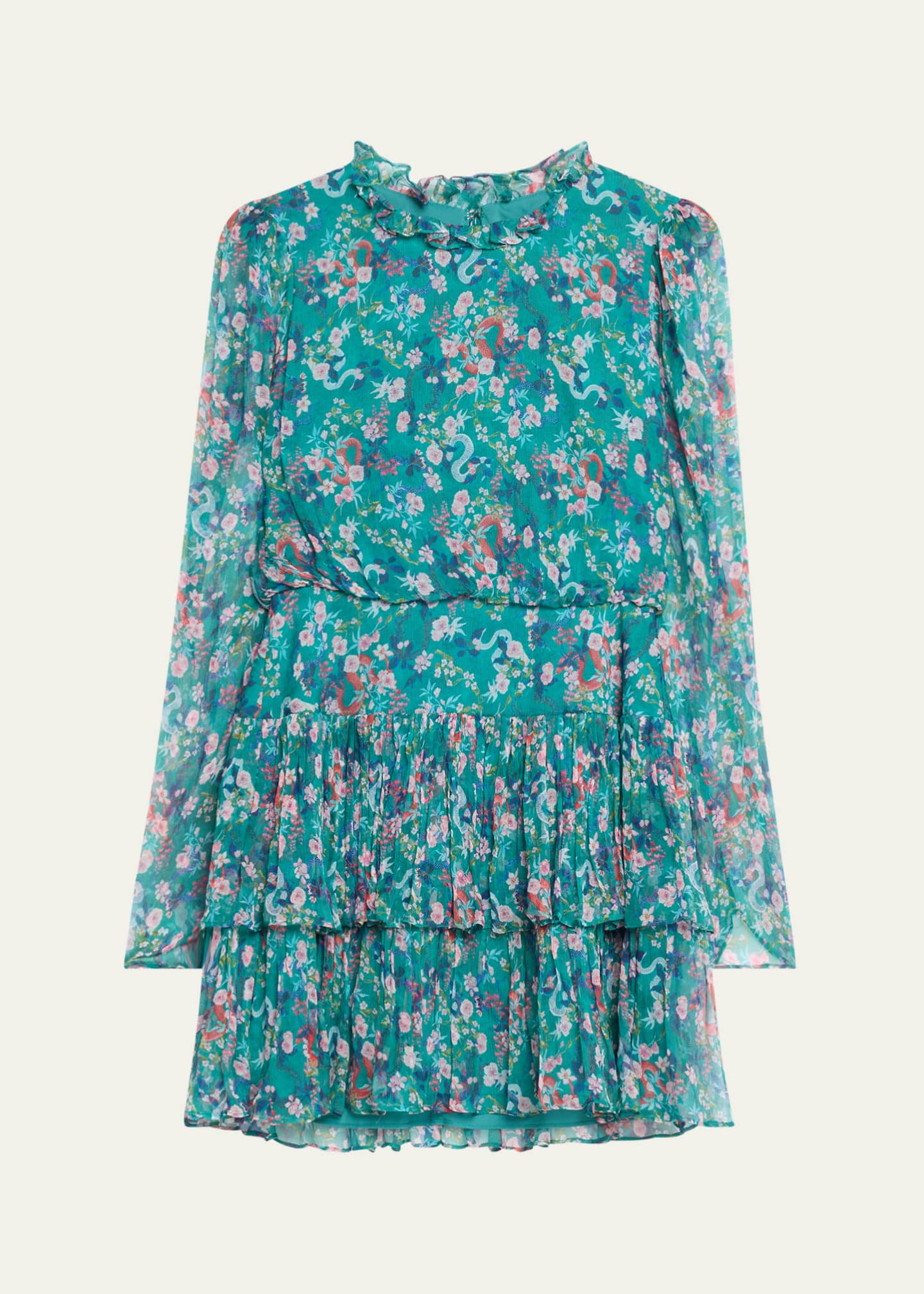 Saloni Ava B Mini Dress Image 1 of 5