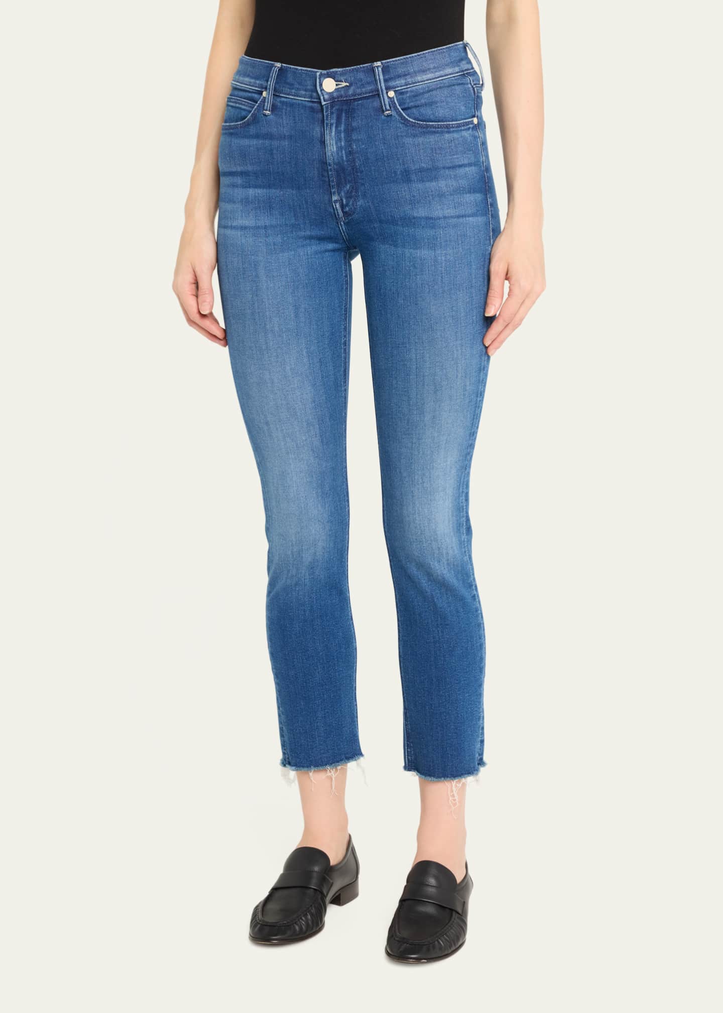The Mid-Rise Dazzler Ankle Fray Jeans - Thumbnail 4