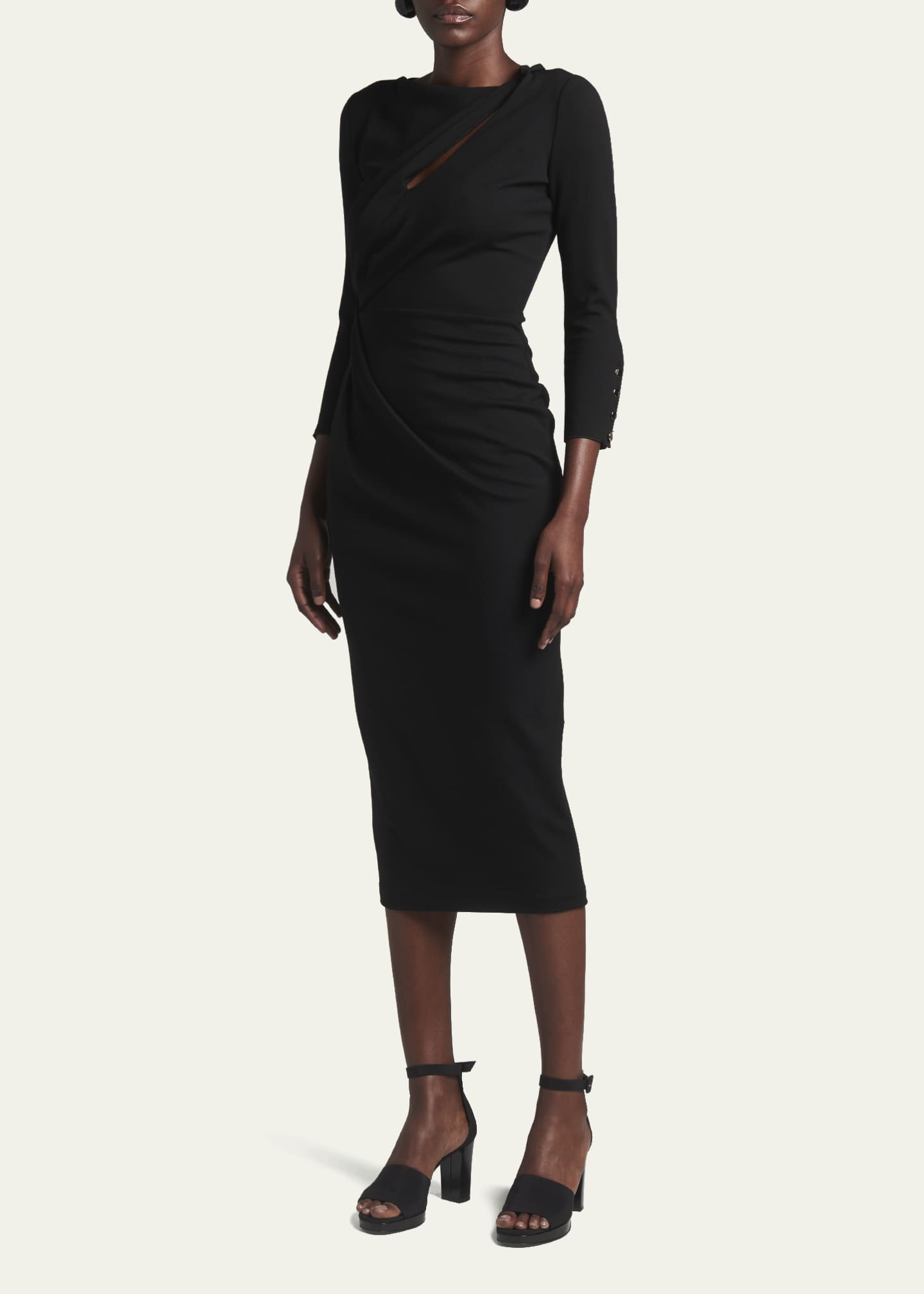 knee length dresses for ladies Emporio Armani Midi Dress – Balardi main image 1