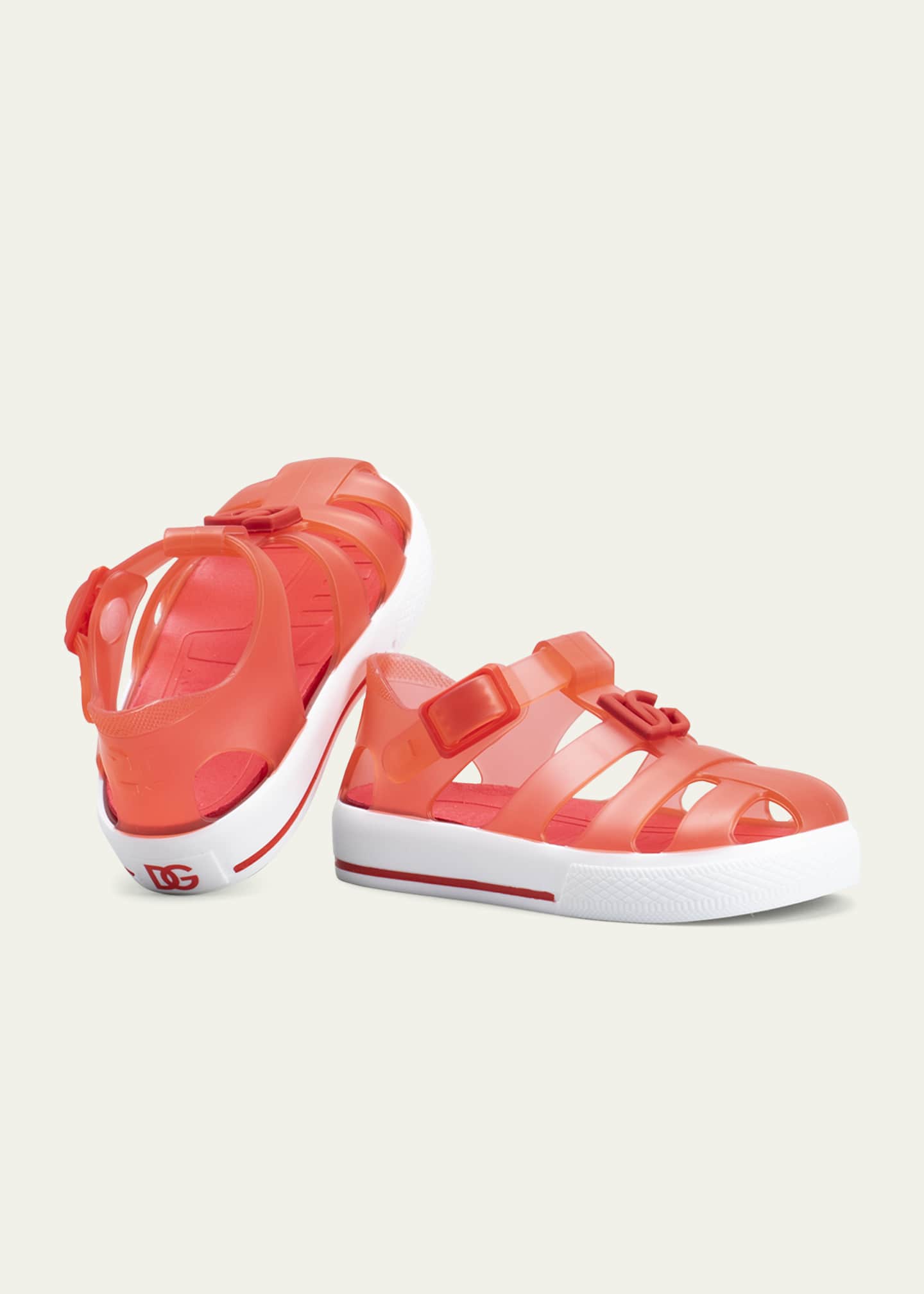Red jelly sandals for toddlers online