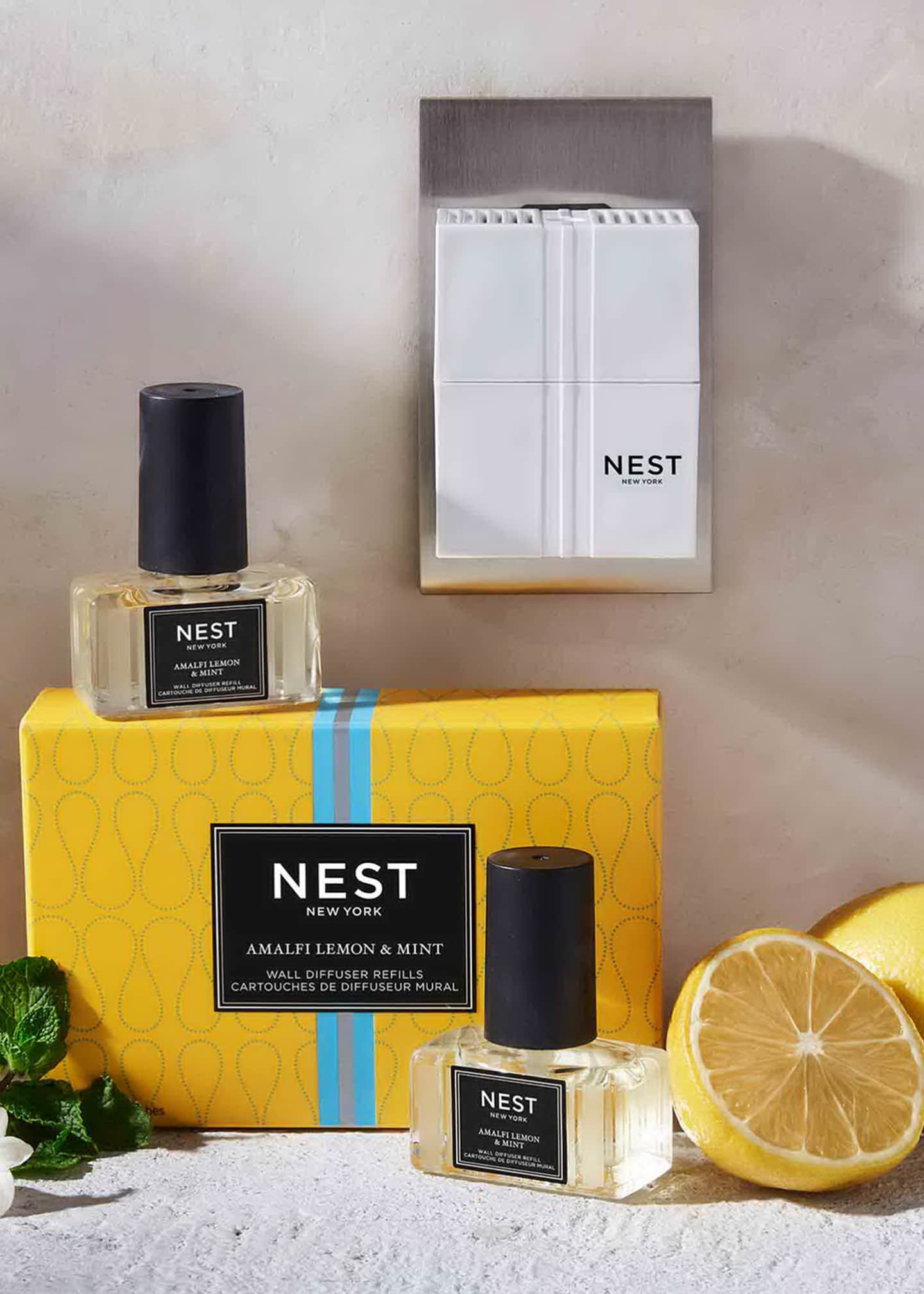 NEST New York Amalfi Lemon And Mint Wall Diffuser Refill Bergdorf Goodman