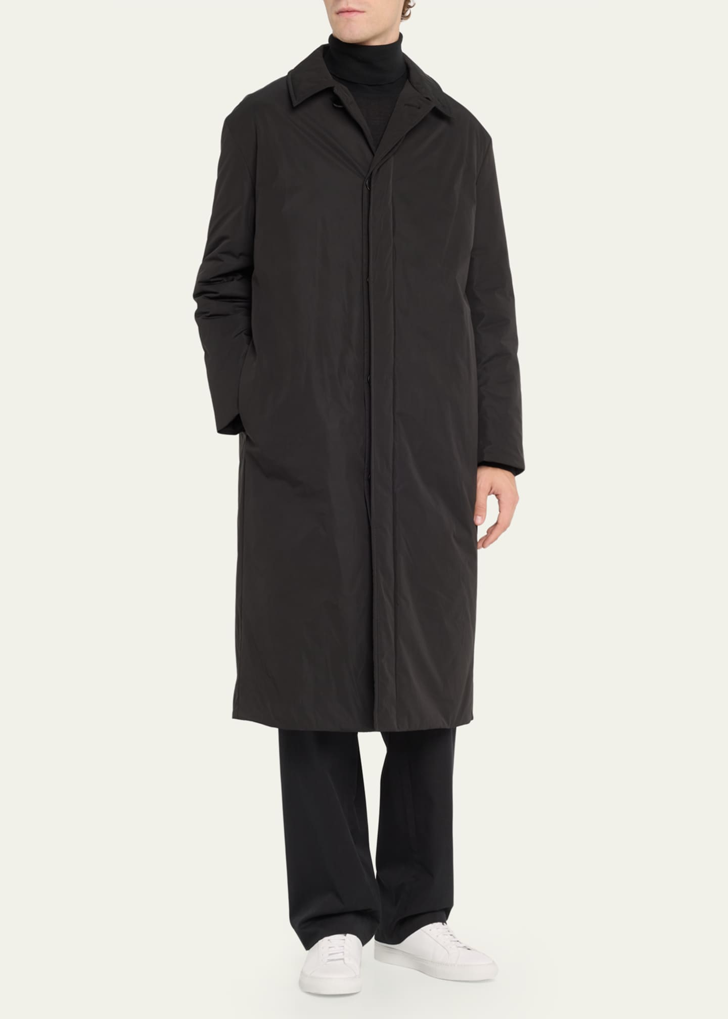 THE ROW Men's Django Solid Overcoat - Bergdorf Goodman