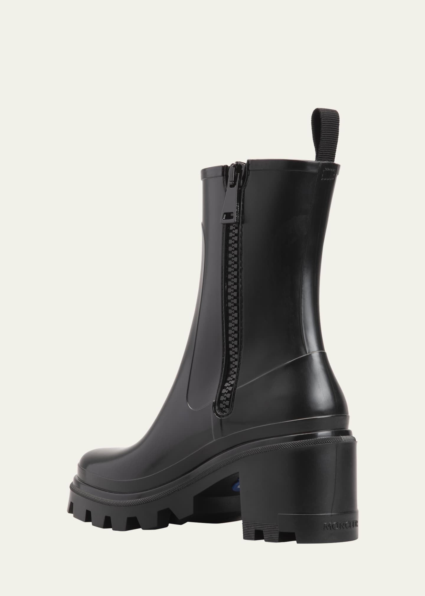 Moncler Loftgrip Rubber Zip Rain Boots Bergdorf Goodman