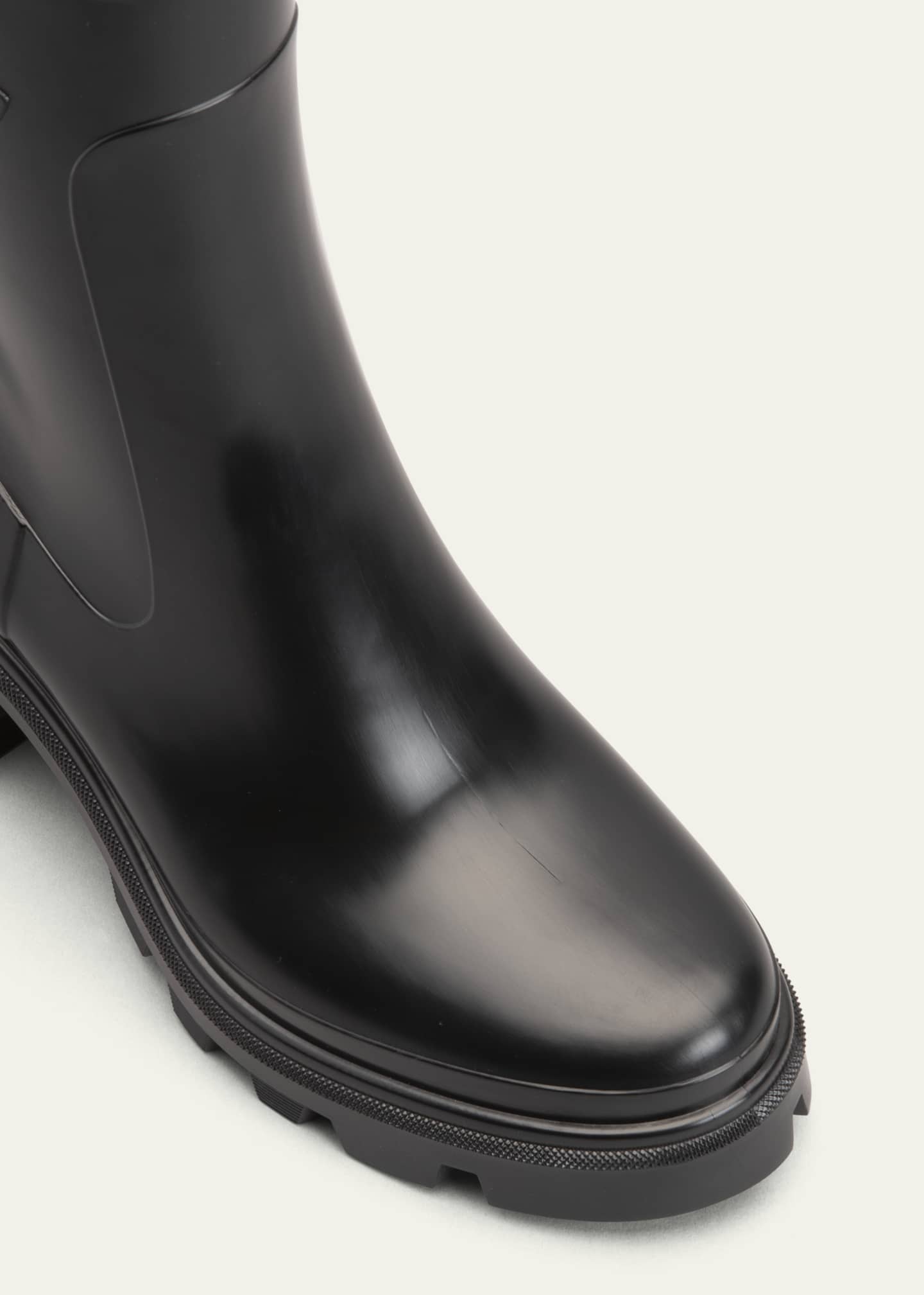 Moncler Loftgrip Rubber Zip Rain Boots Bergdorf Goodman