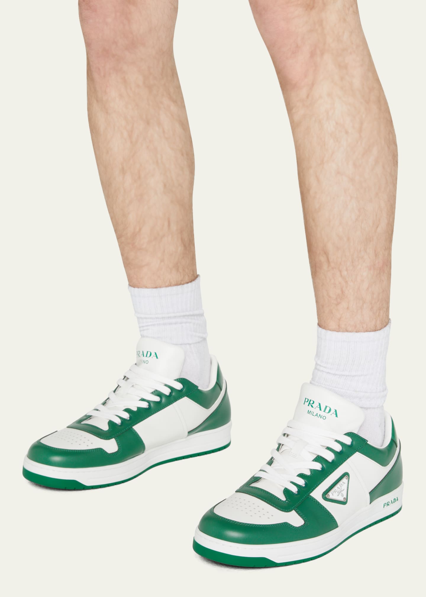 Prada green sneakers top