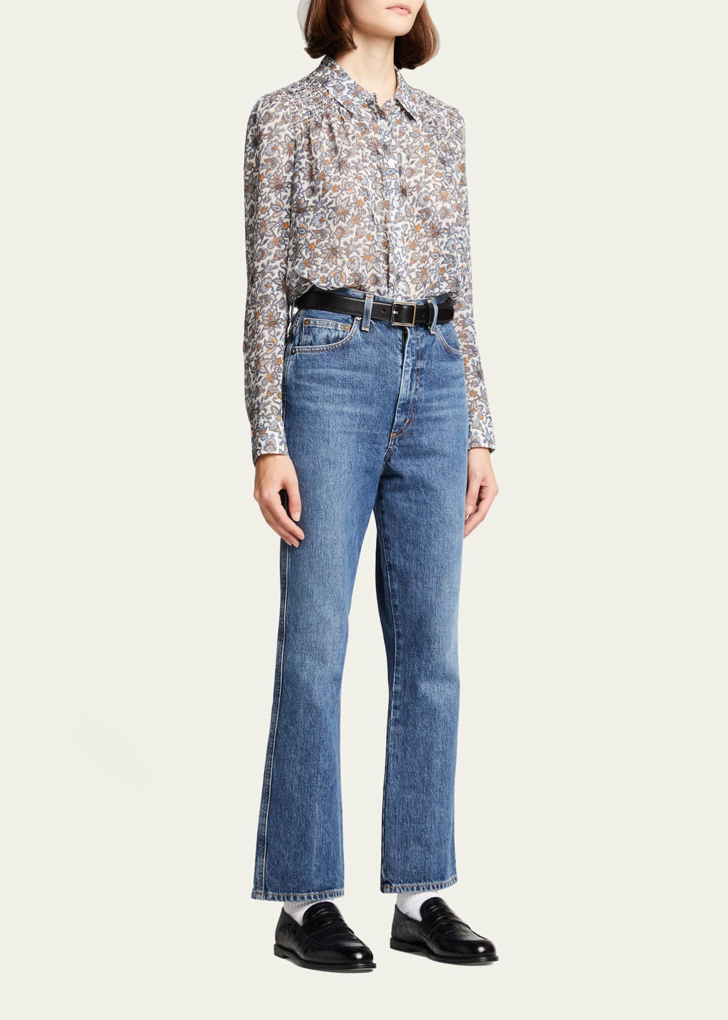 Veronica Beard Dazed Silk Shirt Image 2 of 5