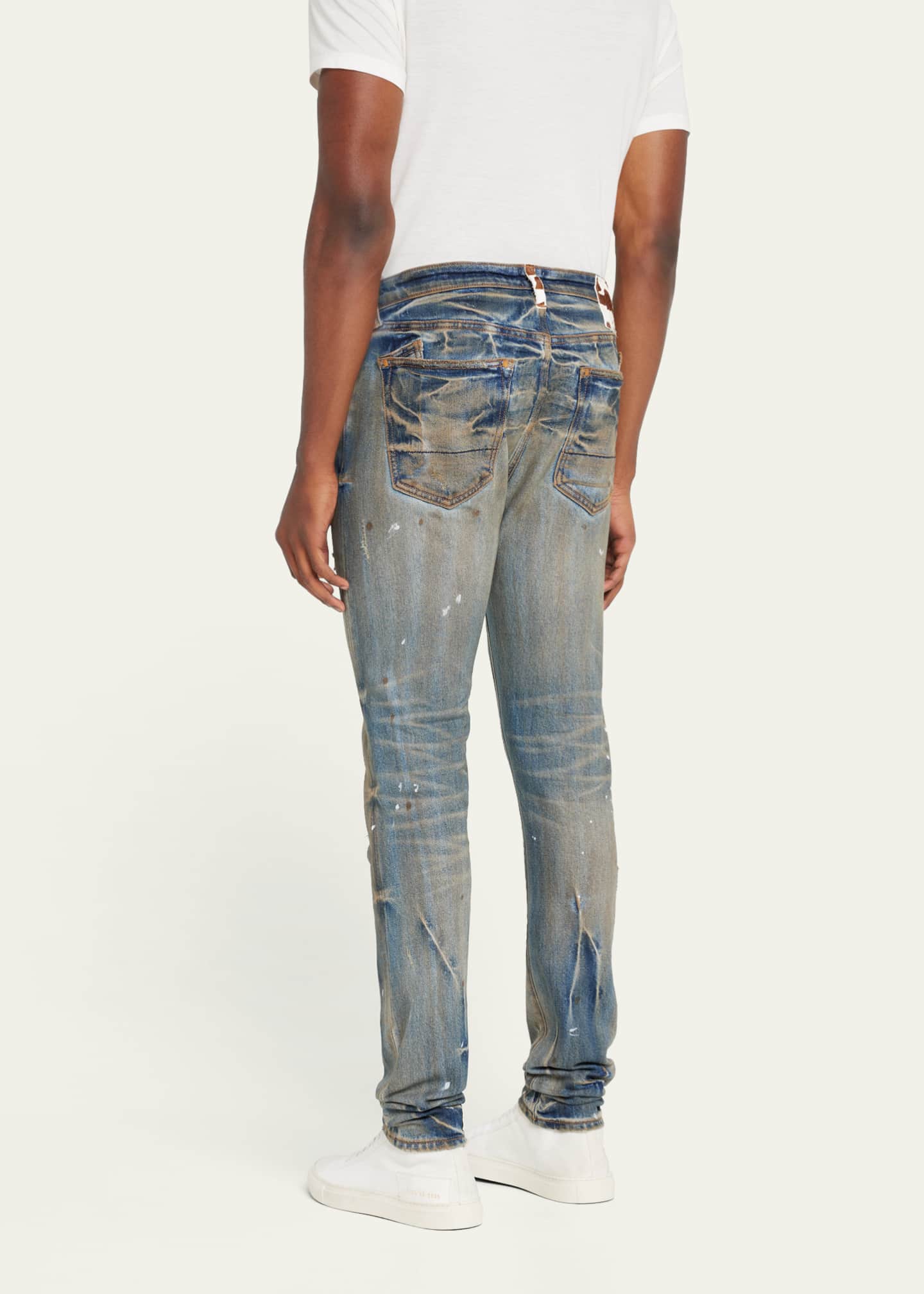 PRPS Men's Cayenne PaintSplatter Jeans Noir Collection Bergdorf