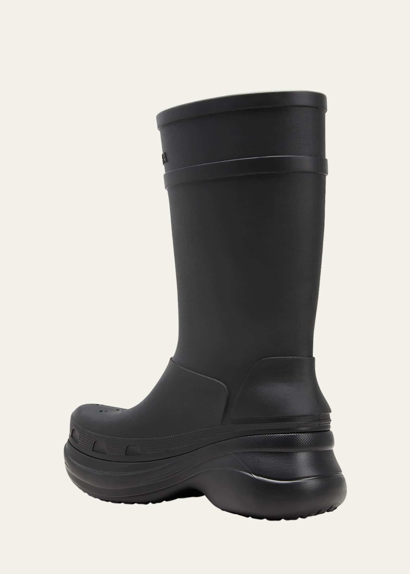 Balenciaga x Crocs™ Men's Tonal Rubber Rain Boots